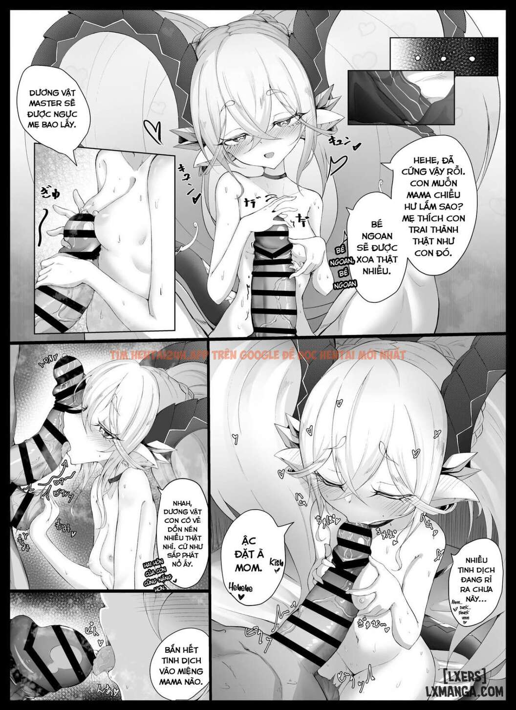 Xem ảnh 8 trong truyện hentai Tình Mẫu Tử Của Tiamat - One Shot - hentaitvn.net