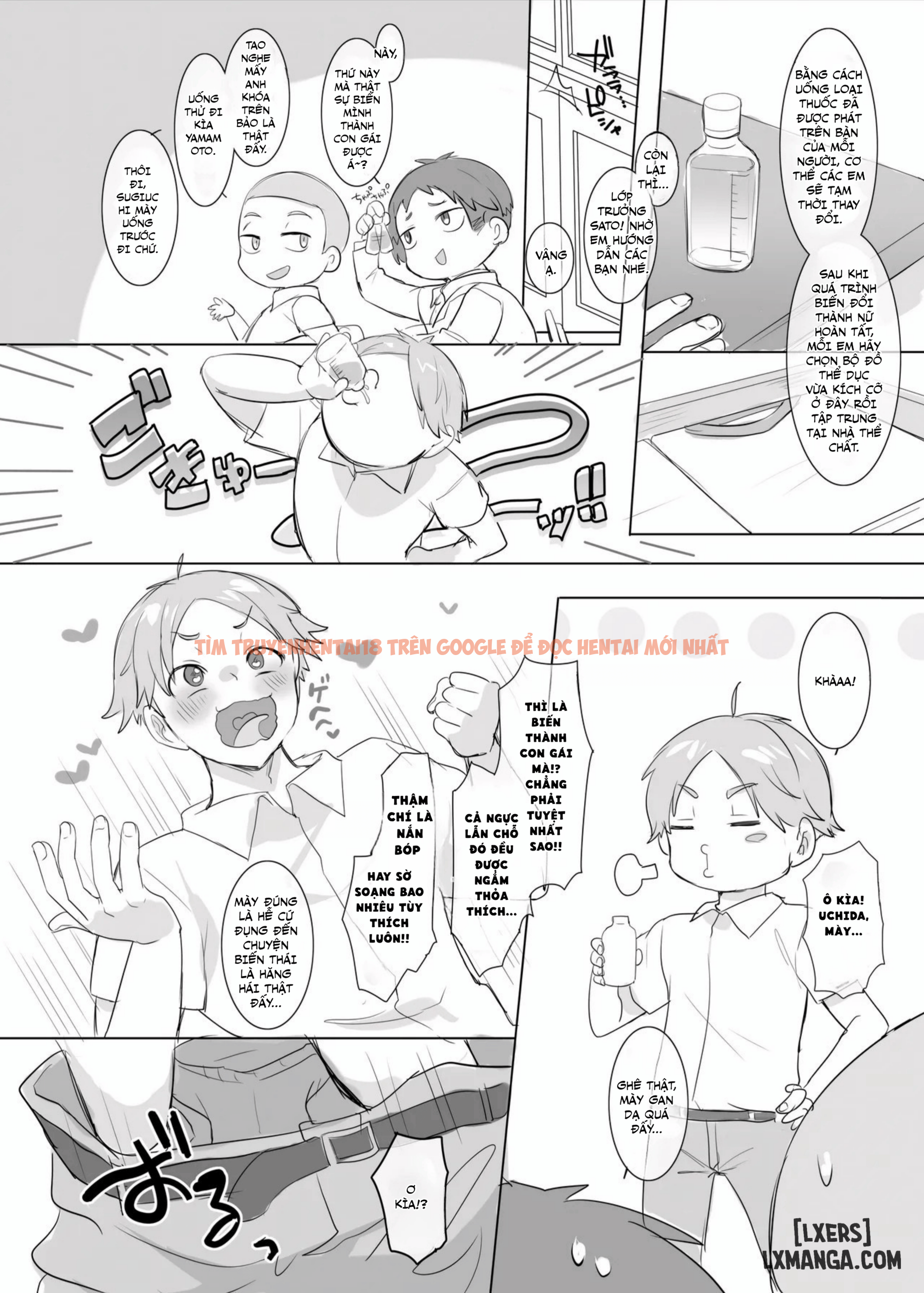 Trang truyện page_002 trong truyện tranh Tiết Học Thể Dục Sức Khỏe: Khi Cả Lớp Đều Biến Thành Con Gái - Chương 1 - lxmanga.org