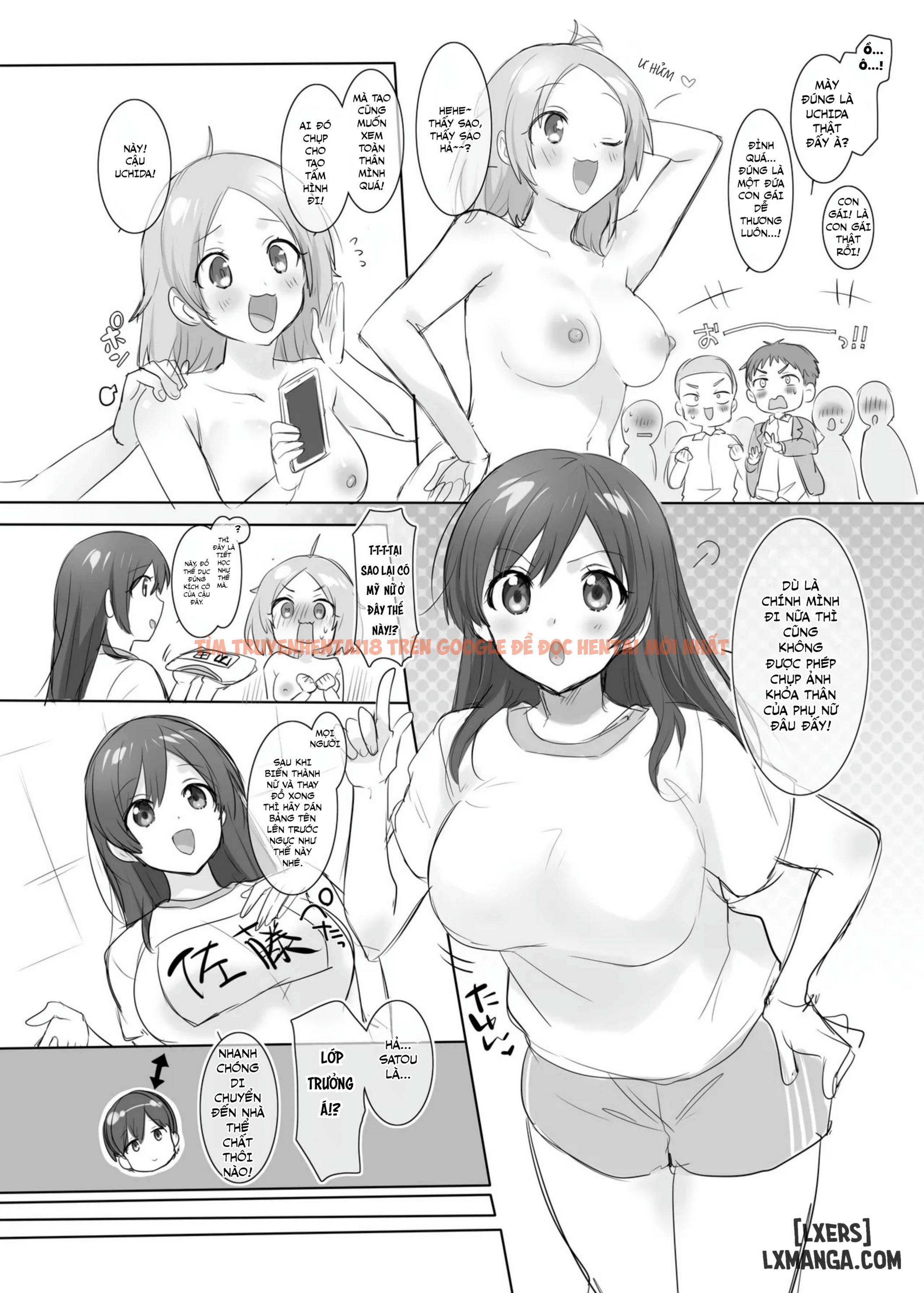 Trang truyện page_004 trong truyện tranh Tiết Học Thể Dục Sức Khỏe: Khi Cả Lớp Đều Biến Thành Con Gái - Chương 1 - lxmanga.org