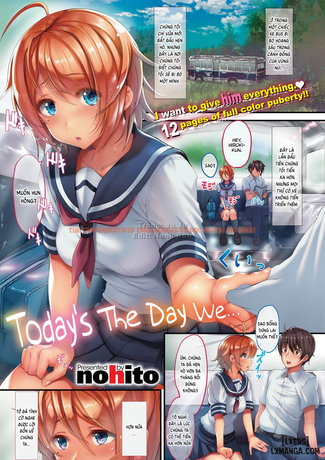 Trang truyện 0 trong truyện tranh Hentai Màu Không Che Lên Giường Với Bạn Gái Hôm Nay - One Shot - truyentvn.net