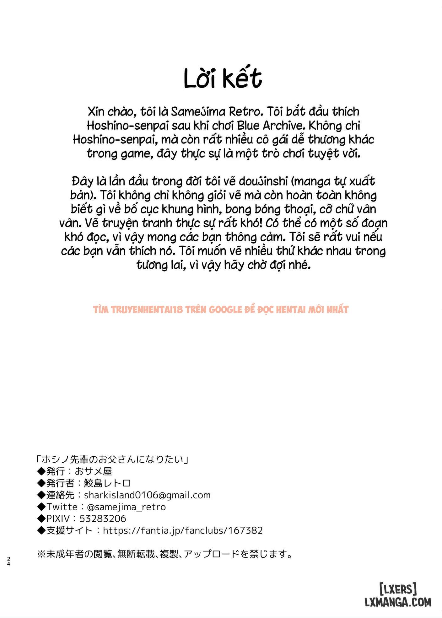 Xem ảnh page_023 trong truyện hentai Tôi Muốn Làm Cha Của Hoshino-senpai - One Shot - hentaitvn.net