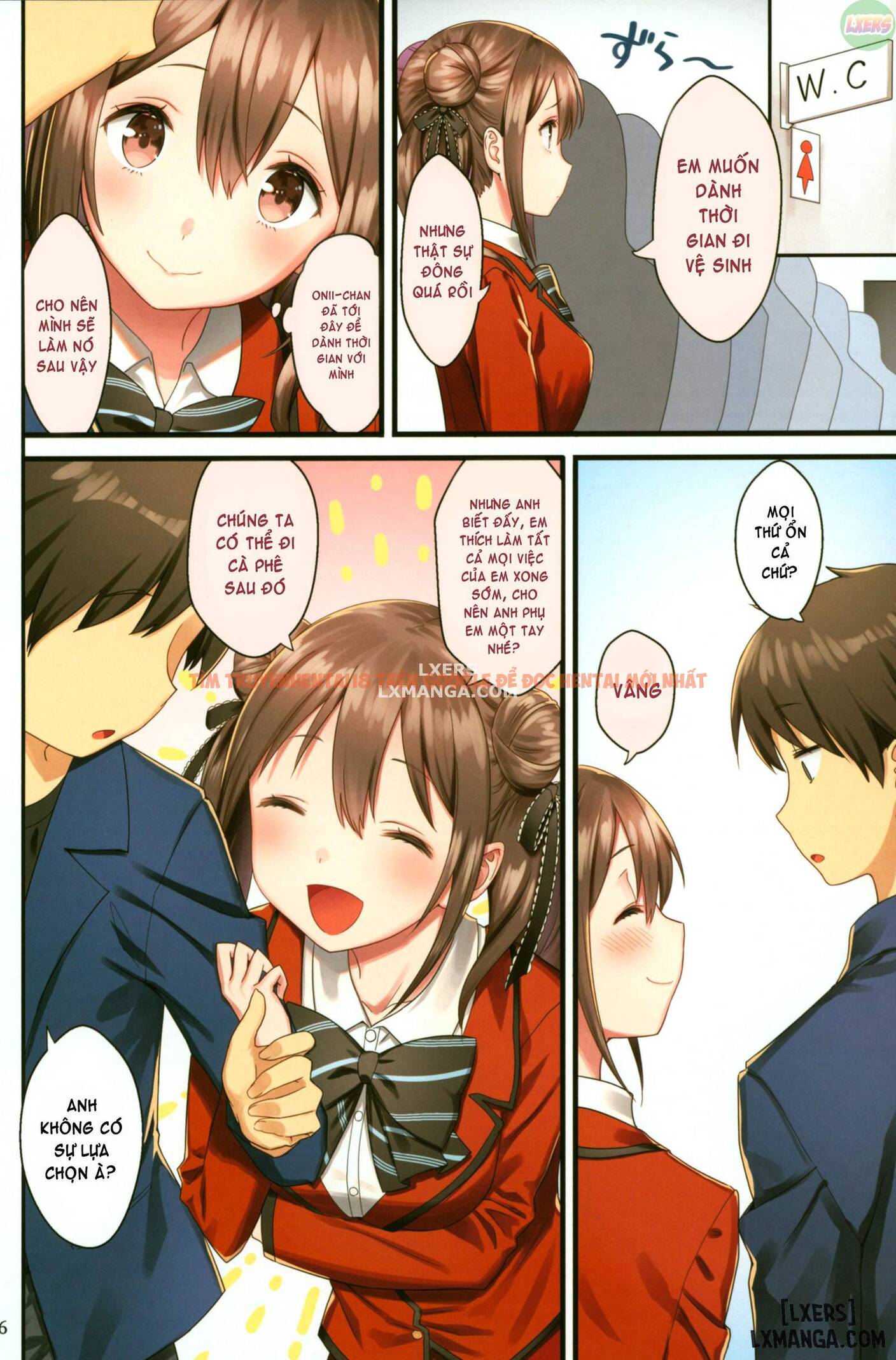 Trang truyện 4 trong truyện tranh Toile Ga Nai! 2 -gakkou Hen - One Shot - lxmanga.org