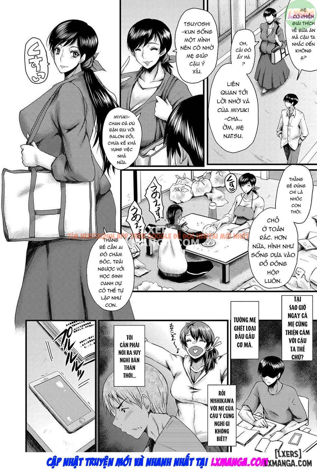 Trang truyện 10 trong truyện tranh Tomodachi, Osananajimi Mo Kaa-san Mo Netorareru - Chapter 4 - truyentvn.net