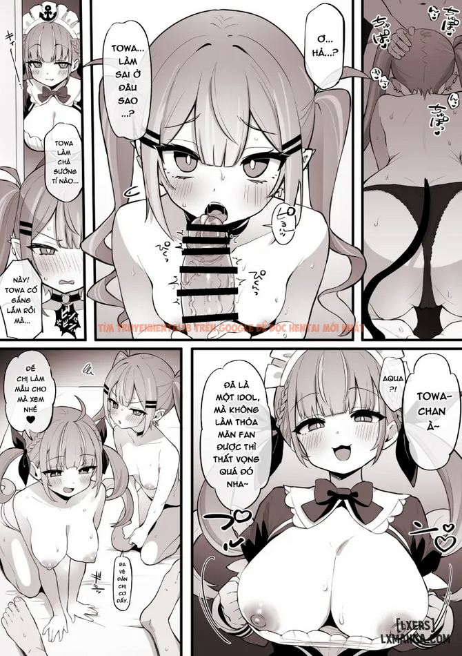 Xem ảnh page_003 trong truyện hentai Tổng Hợp Oneshot (Hololive) Của Kokemomo - Aqua khoe khoang khả năng phục vụ tình dục của mình và khiến cho Towa ghen tị. - www.hentaitvn.net
