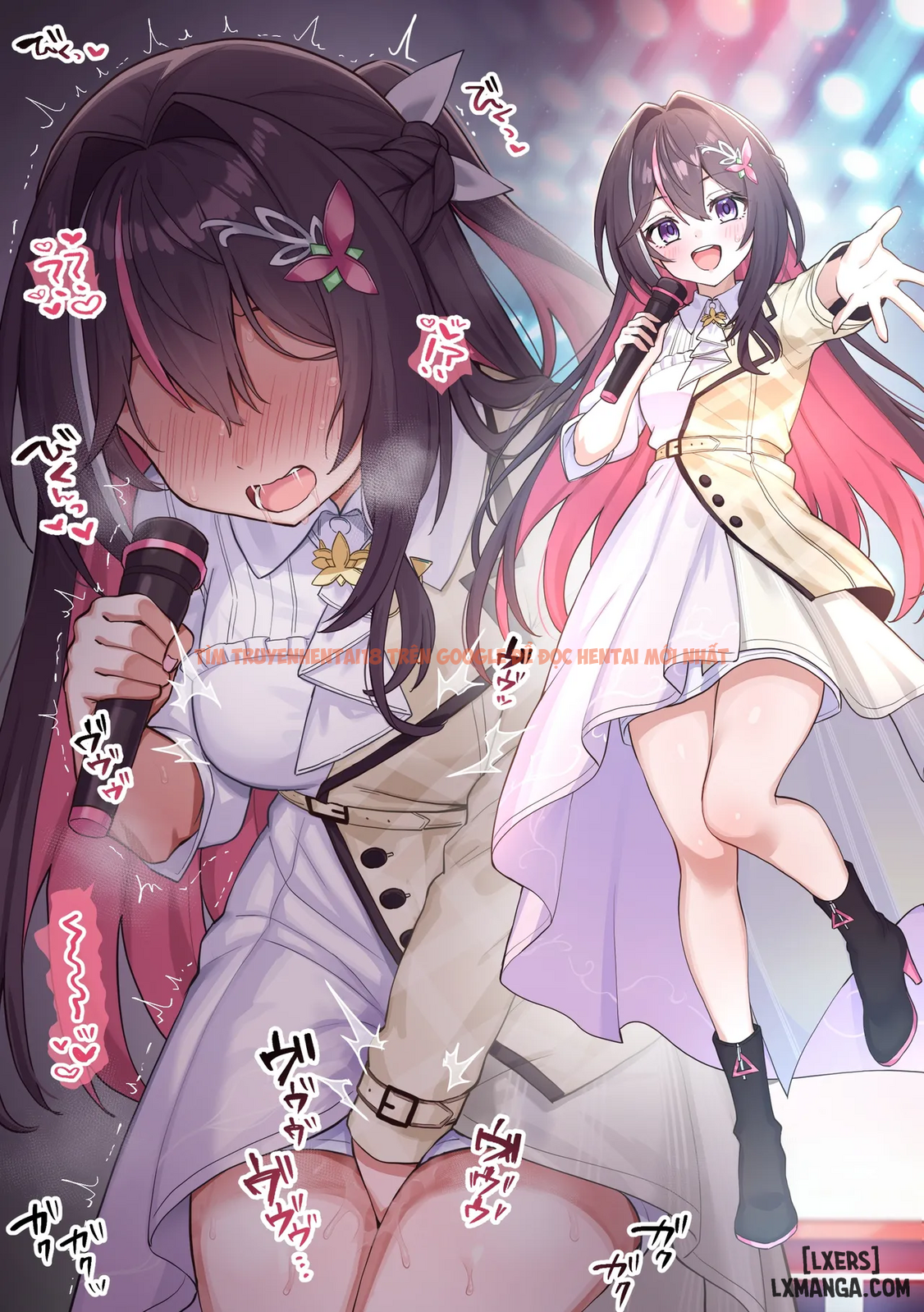 Xem ảnh Tổng Hợp Oneshot (hololive) Của Kokemomo - Bị tráo trang phục biễu diễn có gắn máy rung, AZKi lên đỉnh ngay trên sân khấu. - page_001 - Truyenhentaiz.net