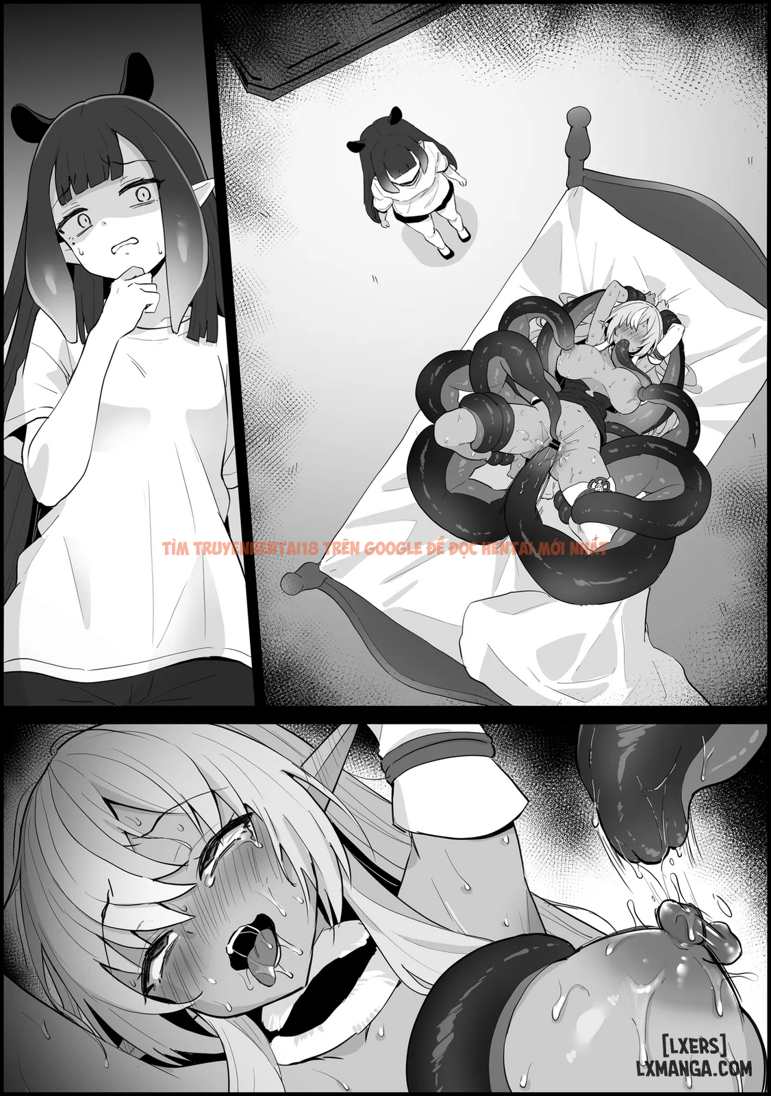 Xem ảnh page_016 trong truyện hentai Tổng Hợp Oneshot (Hololive) Của Kokemomo - Flare, người lén mặc bộ đồ của Ina, đã bị những xúc tu tấn công. - hentaitvn.net