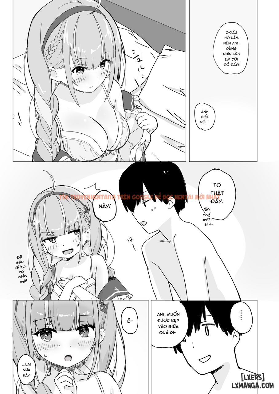 Xem ảnh page_004 trong truyện hentai Tổng Hợp Oneshot (Hololive) Của Ura Kaizokudan - Lần đầu Aqua đi khách sạn tình yêu - www.hentaitvn.net