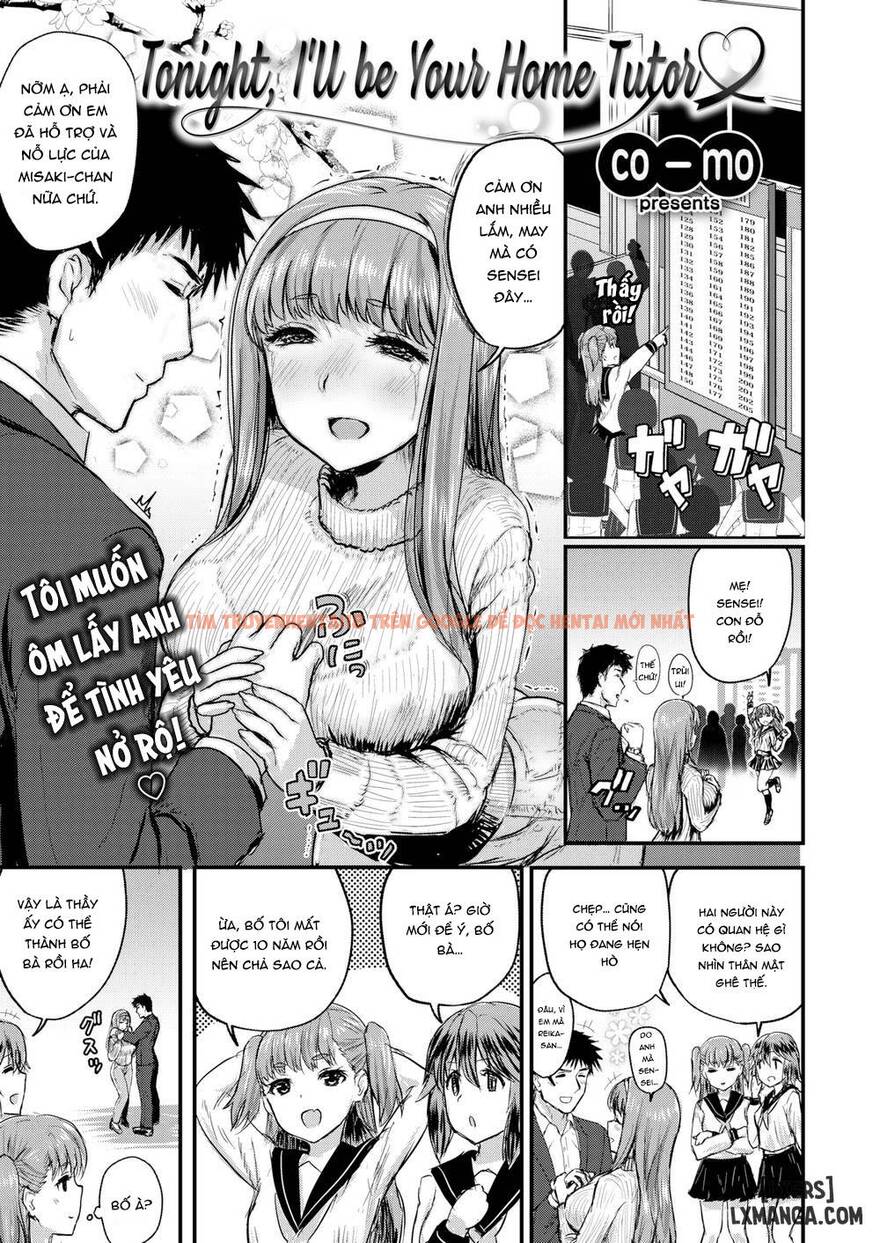Trang truyện 0 trong truyện tranh Tonight, I’ll Be Your Home Tutor - Chap 1 - lxmanga.org