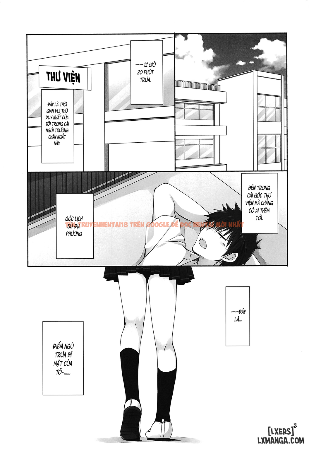 Xem ảnh 1 trong truyện hentai Toshoshitsu No Hakuchuumu - One Shot - hentaitvn.net