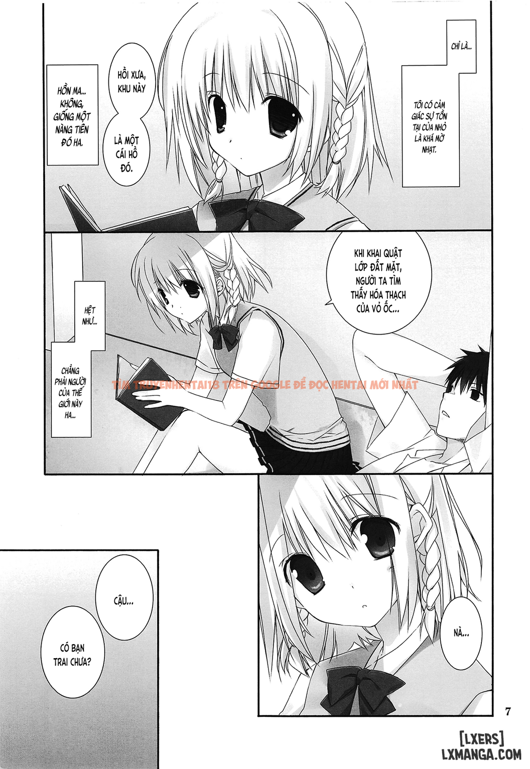 Xem ảnh 4 trong truyện hentai Toshoshitsu No Hakuchuumu - One Shot - hentaitvn.net