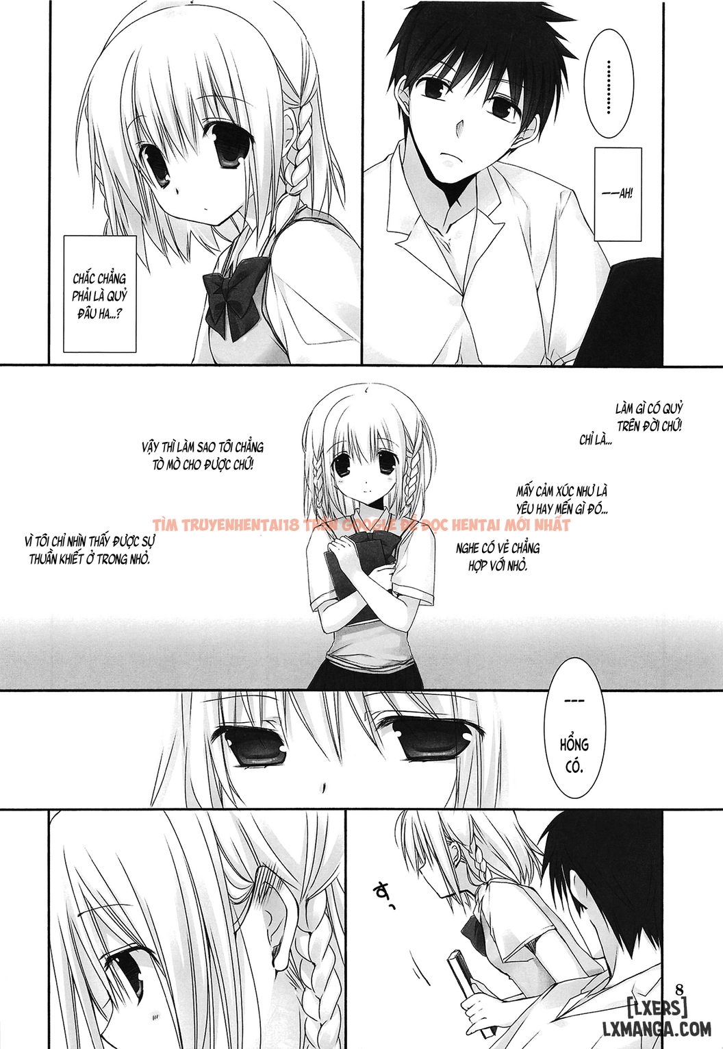 Xem ảnh 5 trong truyện hentai Toshoshitsu No Hakuchuumu - One Shot - hentaitvn.net