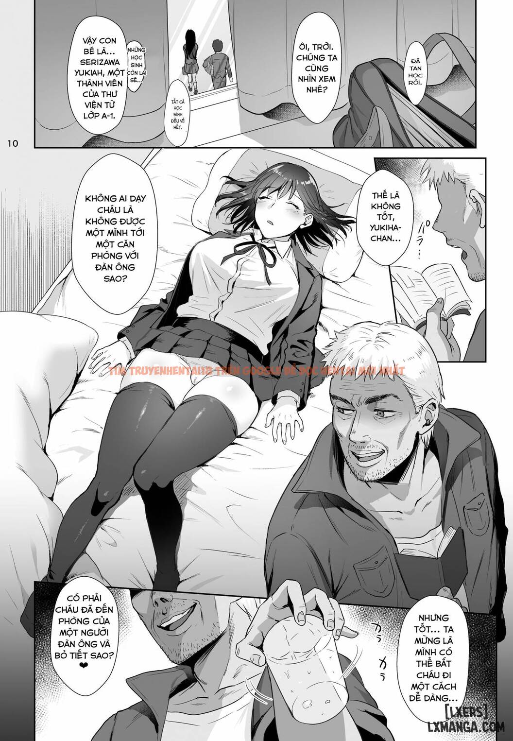 Xem ảnh 8 trong truyện hentai Toshoshitsu No Kanojo ~Seiso Na Kimi Ga Ochiru Made - Chapter 1 - hentaitvn.net