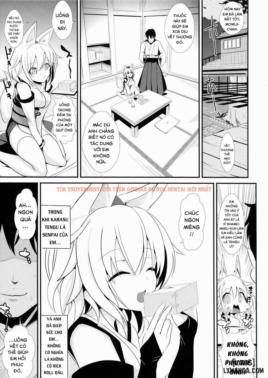 Trang truyện 4 trong truyện tranh Touhou Deisuikan 3 Inubashiri Momiji - One Shot - www.truyentvn.net