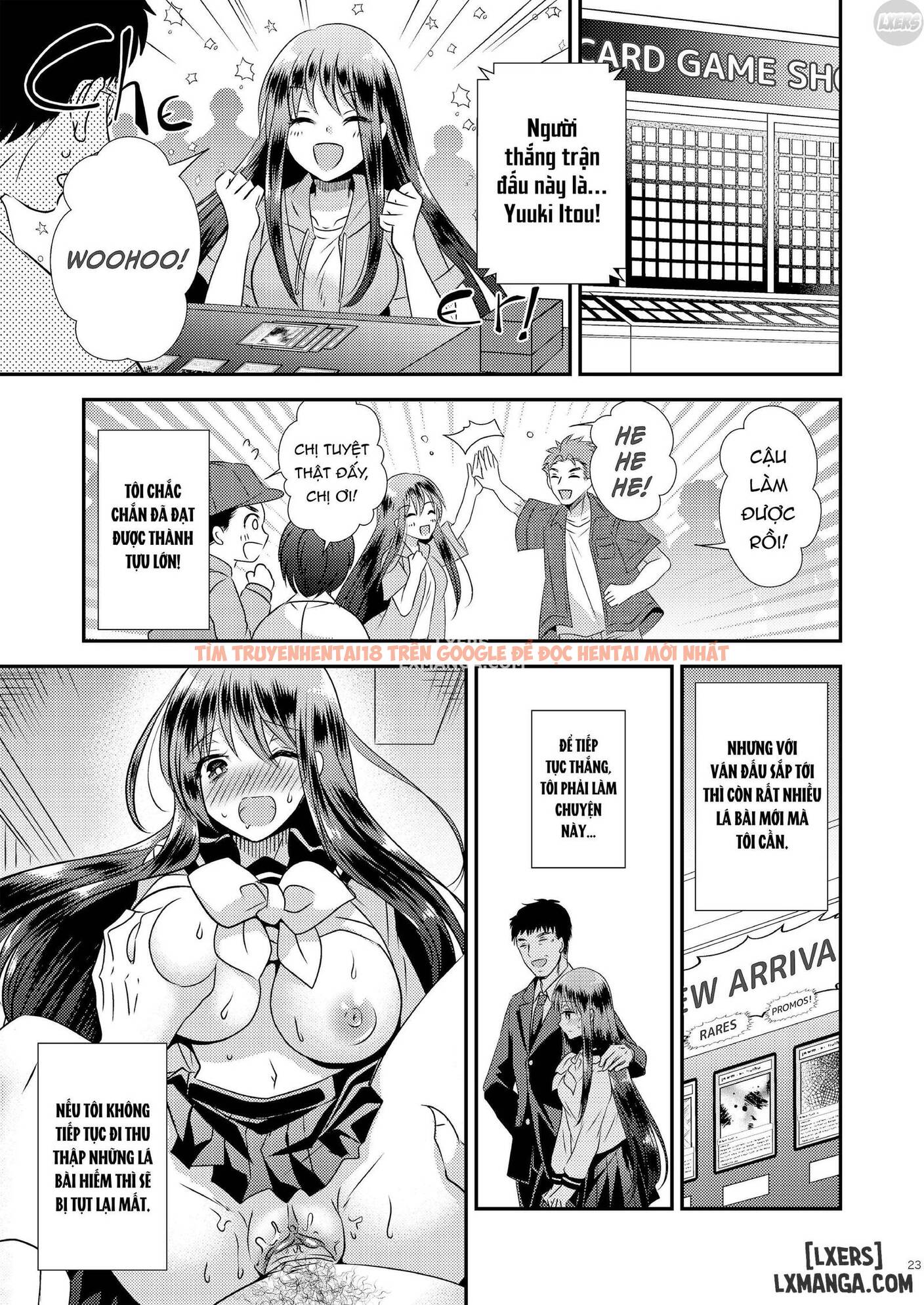 Xem ảnh 24 trong truyện hentai Trading Sexes, Trading Cards - One Shot - hentaitvn.net