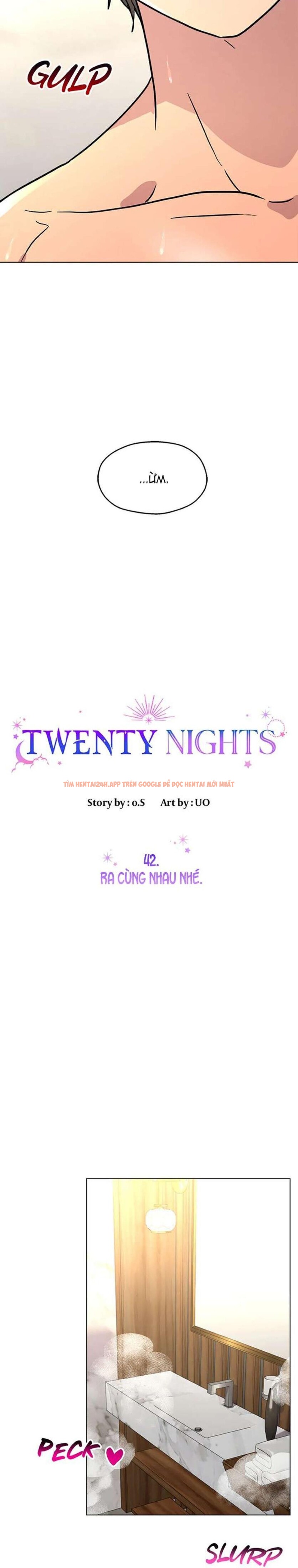Xem ảnh 1 1 trong truyện hentai Twenty Nights - Chapter 42 - hentaitvn.net