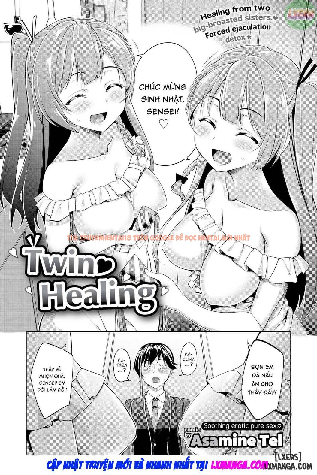 Trang truyện 4 trong truyện tranh Twin Healing - One Shot - www.lxmanga.org