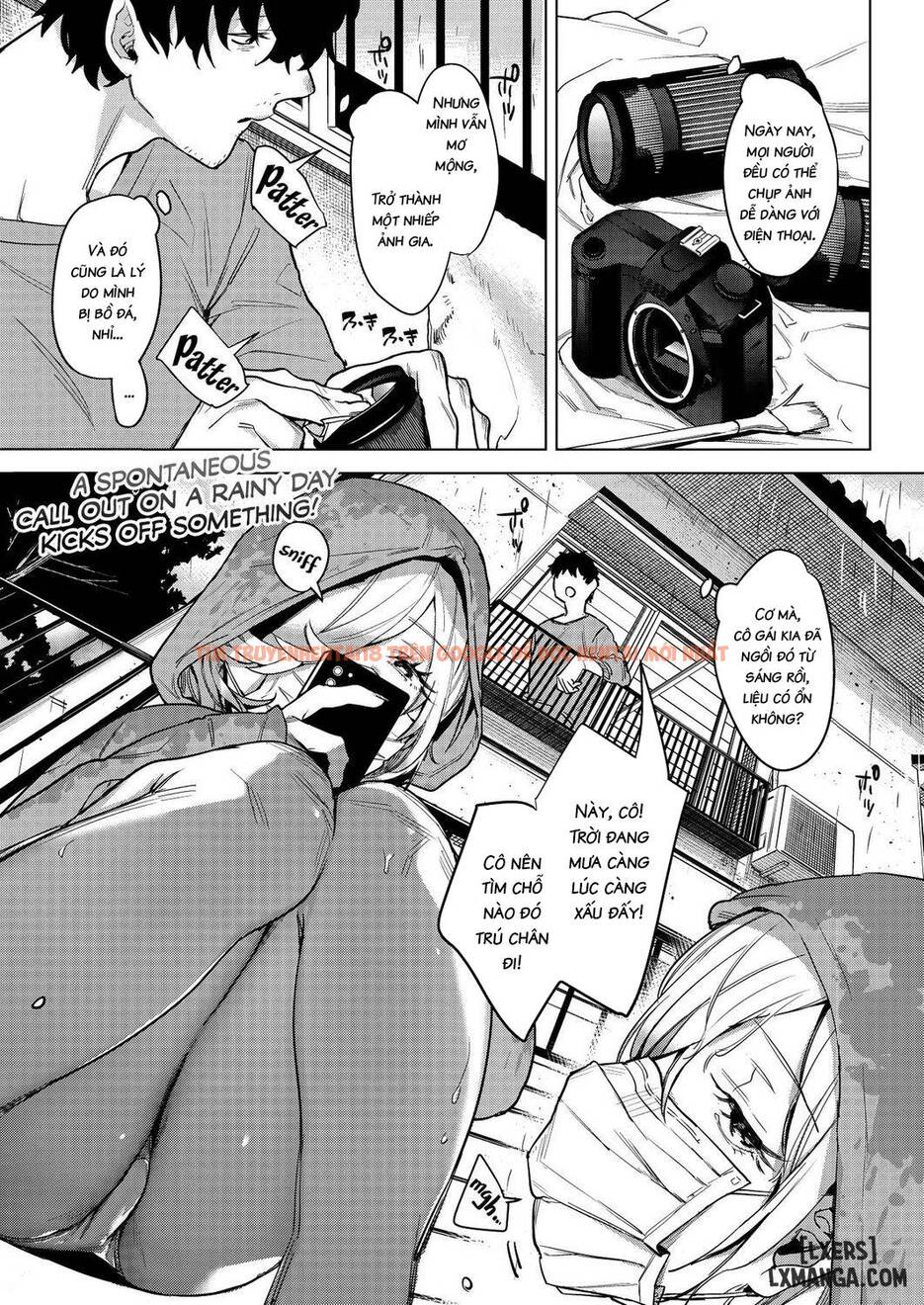 Xem ảnh 1 trong truyện hentai Until The Nasty Rain Is Over - One Shot - hentaitvn.net