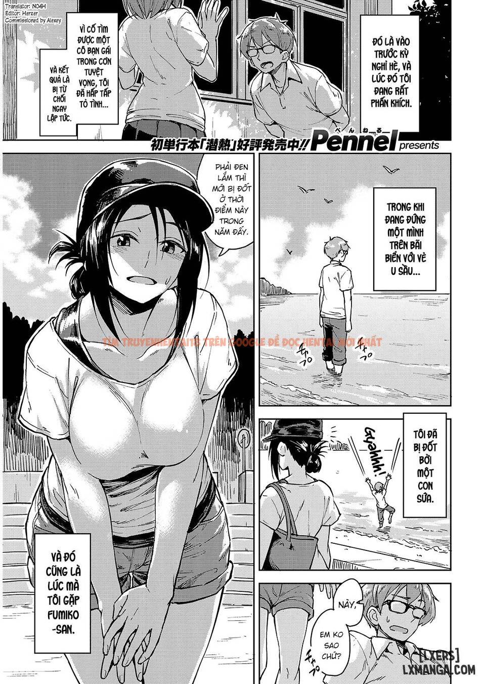 Xem ảnh 0 trong truyện hentai Chòm Lông Lồn Đen Rậm Ngoài Bãi Biển - One Shot - hentaitvn.net