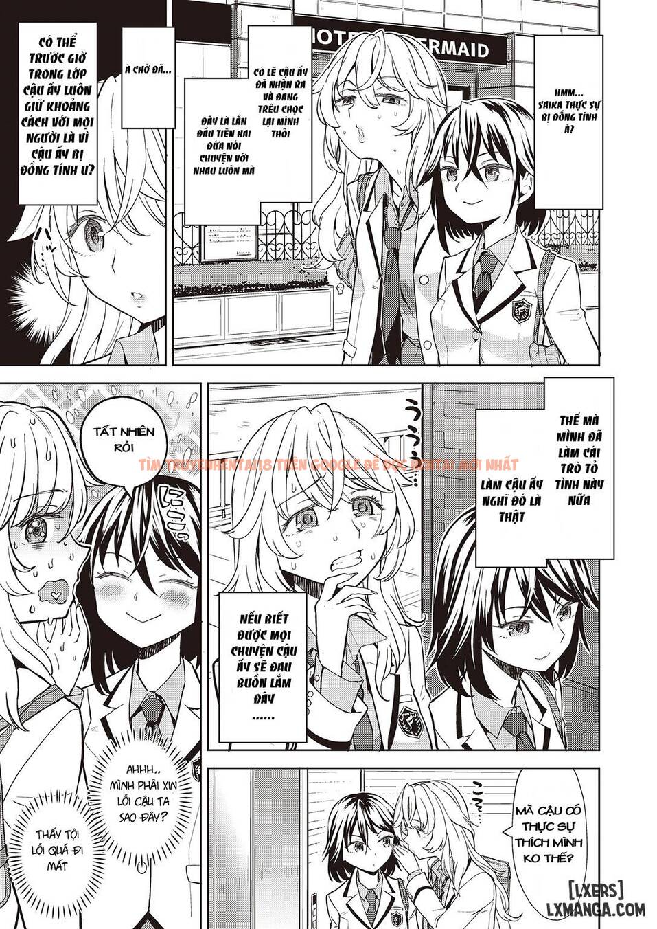 Trang truyện 2 trong truyện tranh Yuri Hentai Lời Nói Dối Của Hai Cô Gái - One Shot - lxmanga.org