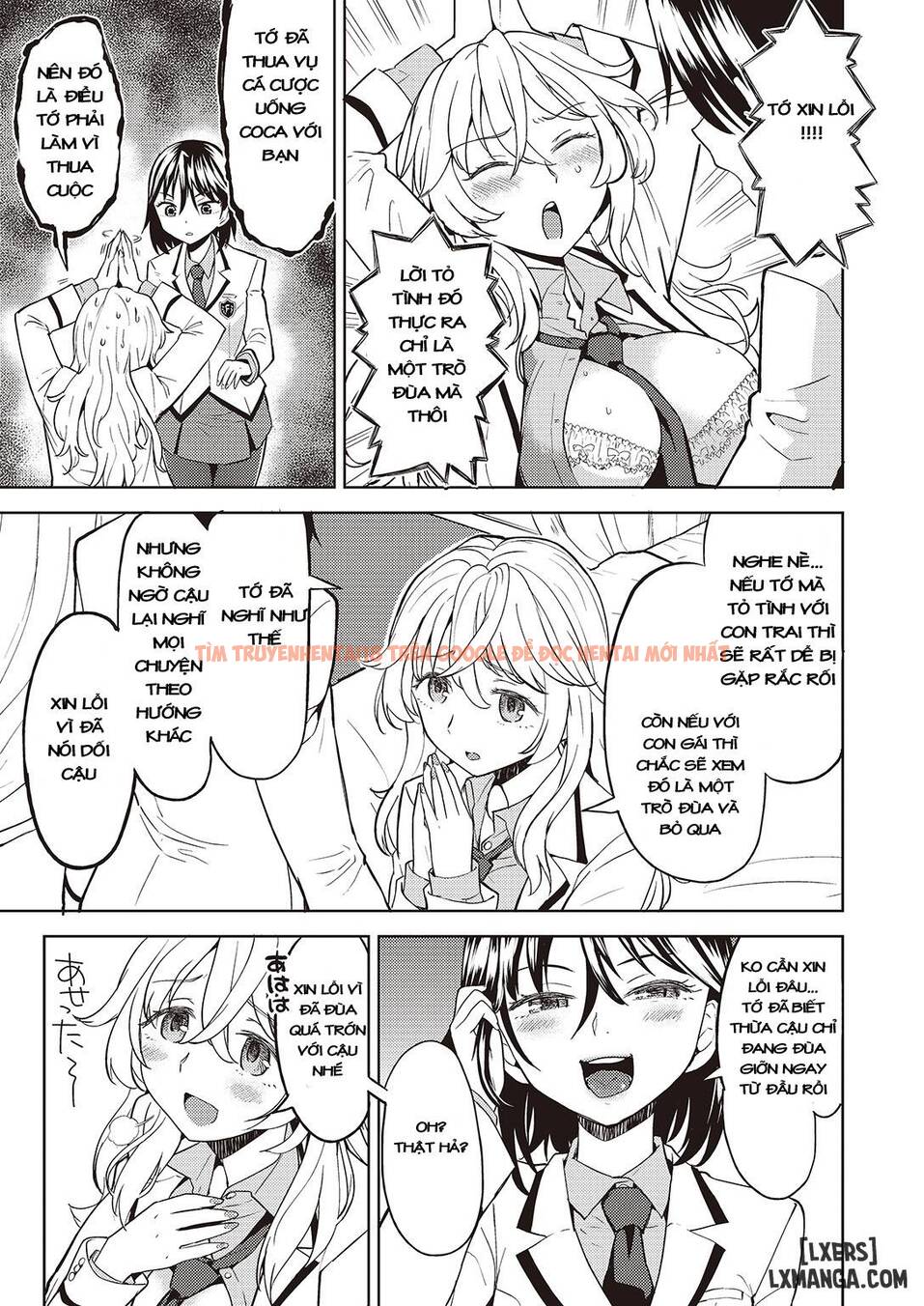 Trang truyện 4 trong truyện tranh Yuri Hentai Lời Nói Dối Của Hai Cô Gái - One Shot - lxmanga.org