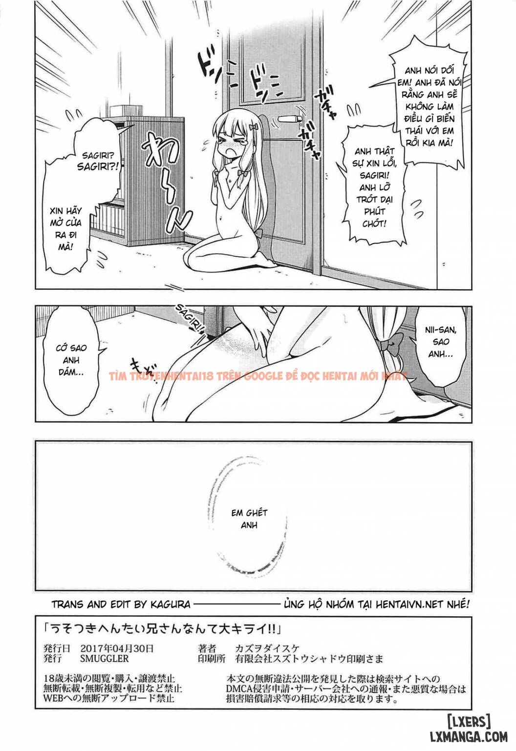 Trang truyện 20 trong truyện tranh Usotsuki Hentai Nii-san Nante Daikirai - One Shot - hentai24h.pro