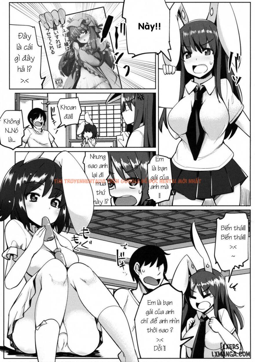Xem ảnh 2 trong truyện hentai Uwaki Shite Tewi-chan To Sex Shita (3-kaime) - One Shot - hentaitvn.net