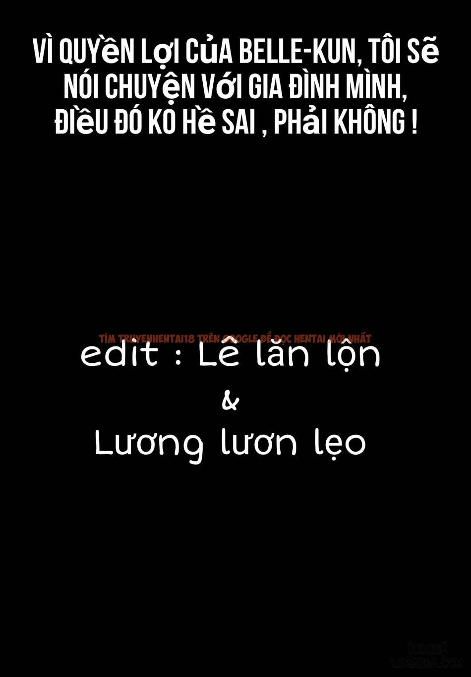 Trang truyện 2 trong truyện tranh Vì Quyền Lợi Của Belle-kun, Tôi Sẽ Nói Chuyện Với Gia Đình Mình, Điều Đó Ko Hề Sai , Phải Không ? - OneShot - www.truyentvn.net