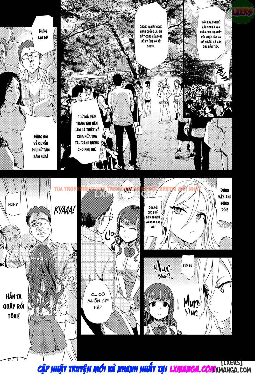 Trang truyện 14 trong truyện tranh Nạn Nhân Nữ Trong Vụ Xàm Sỡ Trên Tàu Điện - One Shot - lxmanga.org