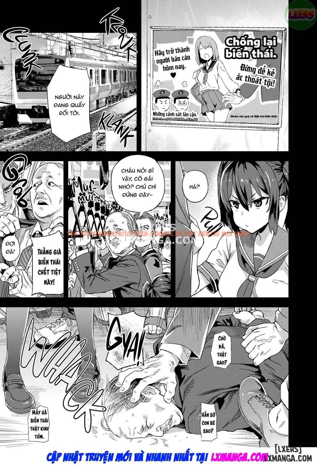 Trang truyện 4 trong truyện tranh Nạn Nhân Nữ Trong Vụ Xàm Sỡ Trên Tàu Điện - One Shot - lxmanga.org