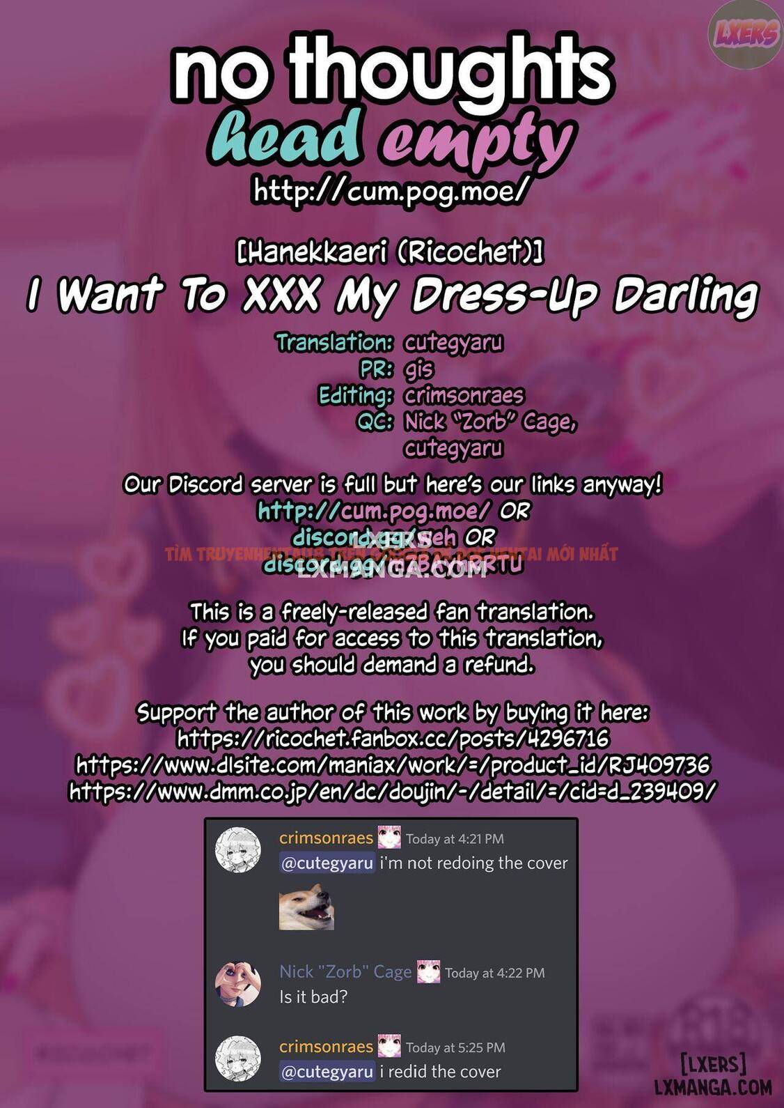 Xem ảnh 33 trong truyện hentai Wanna Xxx My Dress-Up Darling - One Shot - hentaitvn.net