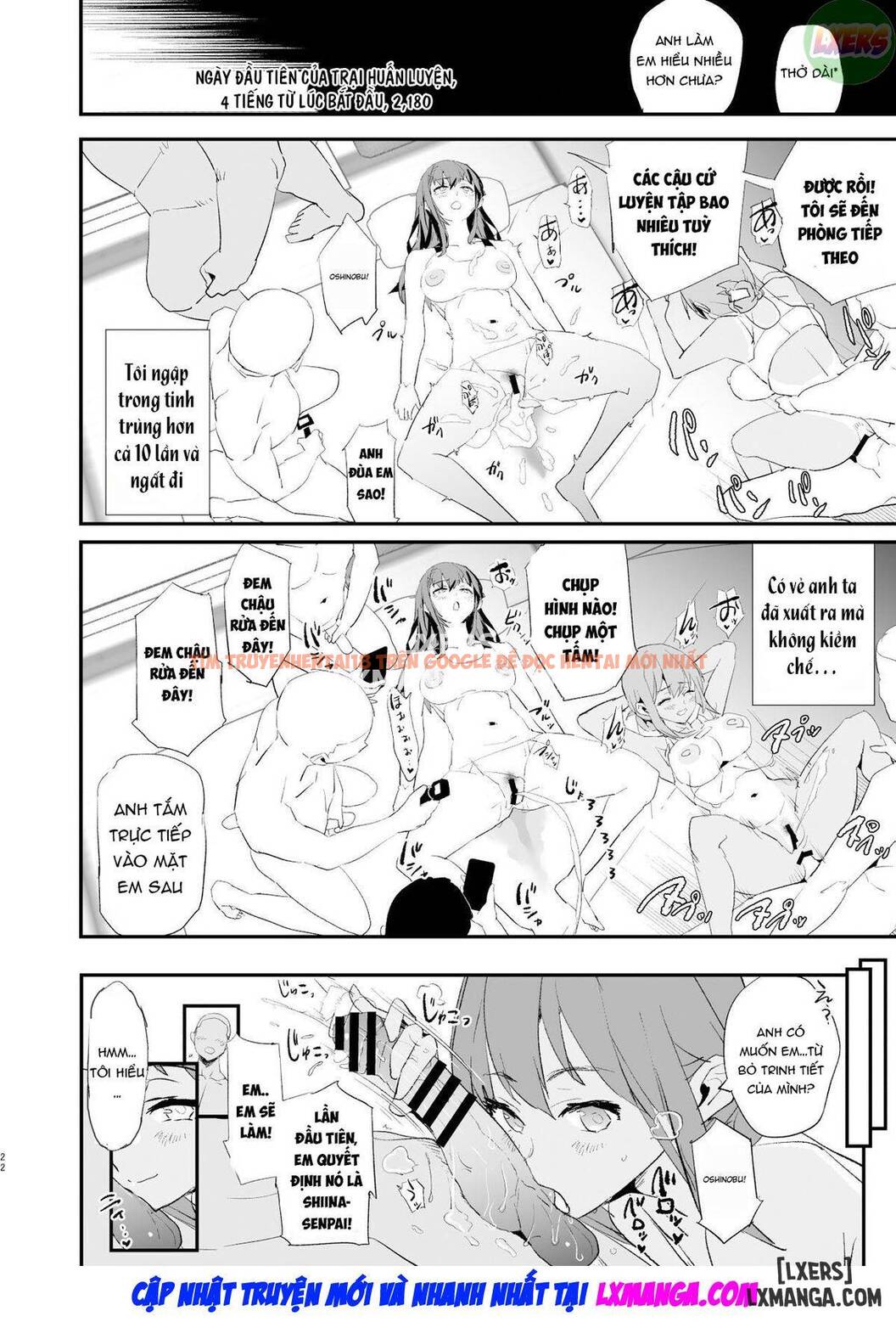 Trang truyện 24 trong truyện tranh Watashi-tachi No Onaho Koukan Gasshuku Ichinichime To Futsukame! + Omake - One Shot - truyentvn.net
