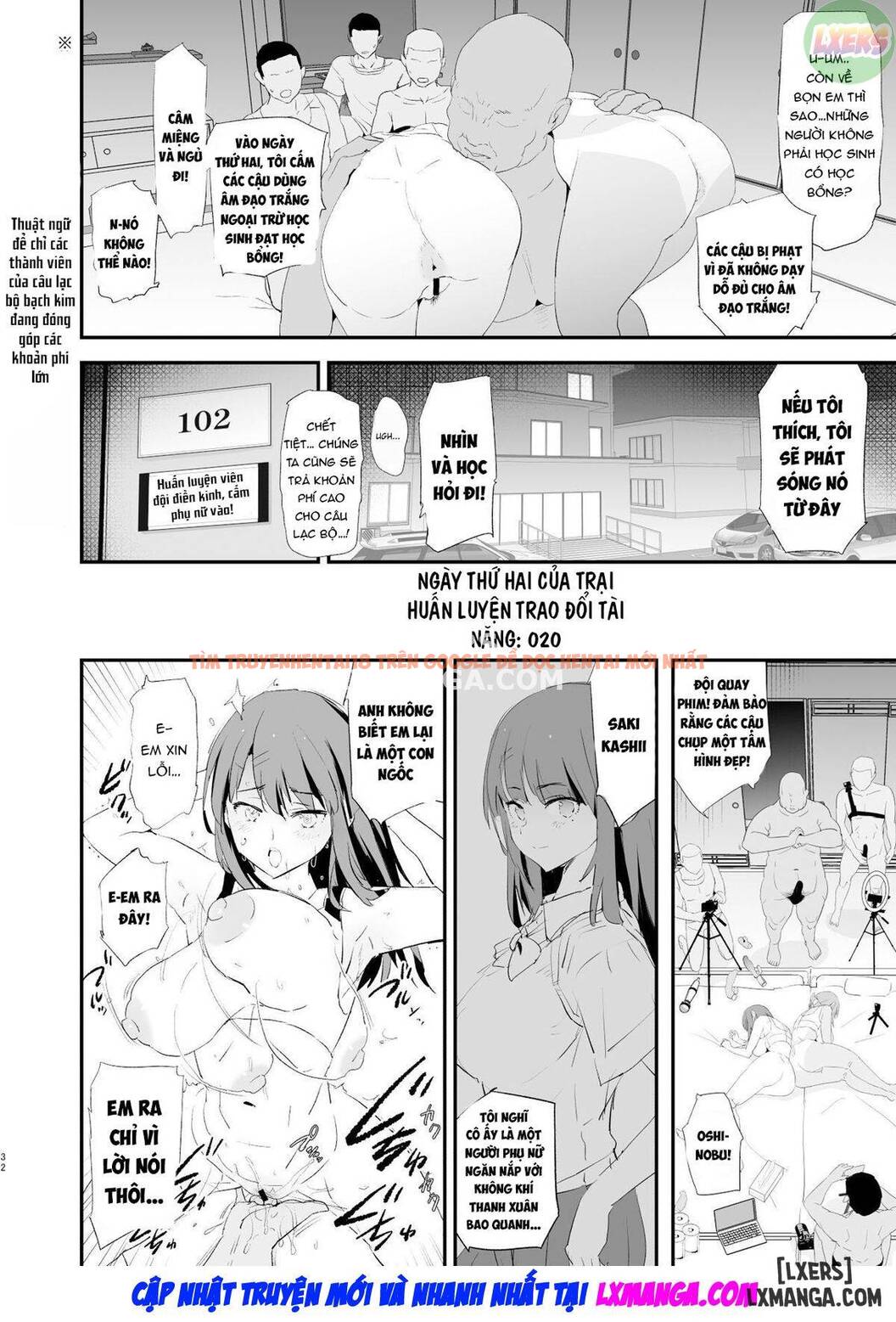 Trang truyện 34 trong truyện tranh Watashi-tachi No Onaho Koukan Gasshuku Ichinichime To Futsukame! + Omake - One Shot - truyentvn.net