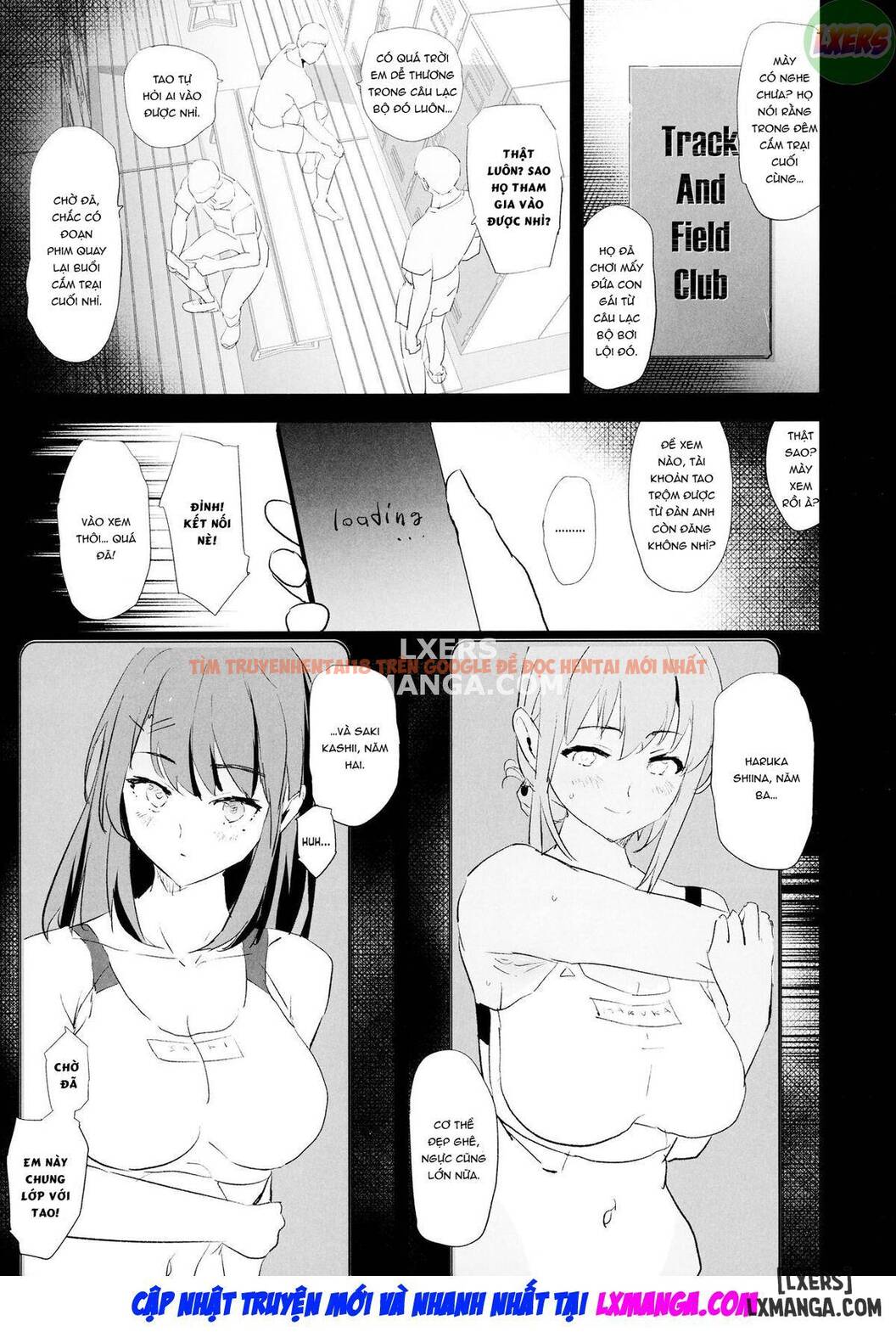 Xem ảnh 4 trong truyện hentai Watashi-tachi No Onaho Koukan Gasshuku Ichinichime - One Shot - hentaitvn.net