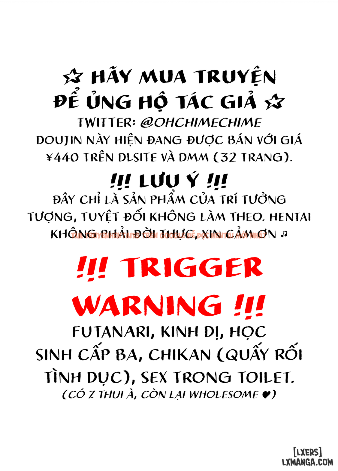 Xem ảnh 1 trong truyện hentai Vào Nhà Vệ Sinh Cùng Người Lưỡng Tính Hanako-san - One Shot - hentaitvn.net