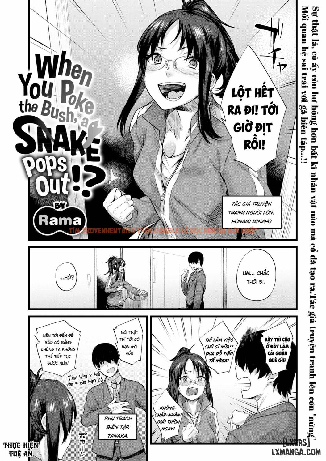 Xem ảnh 1 trong truyện hentai When You Poke The Bush, A Snake Pops Out - One Shot - hentaitvn.net