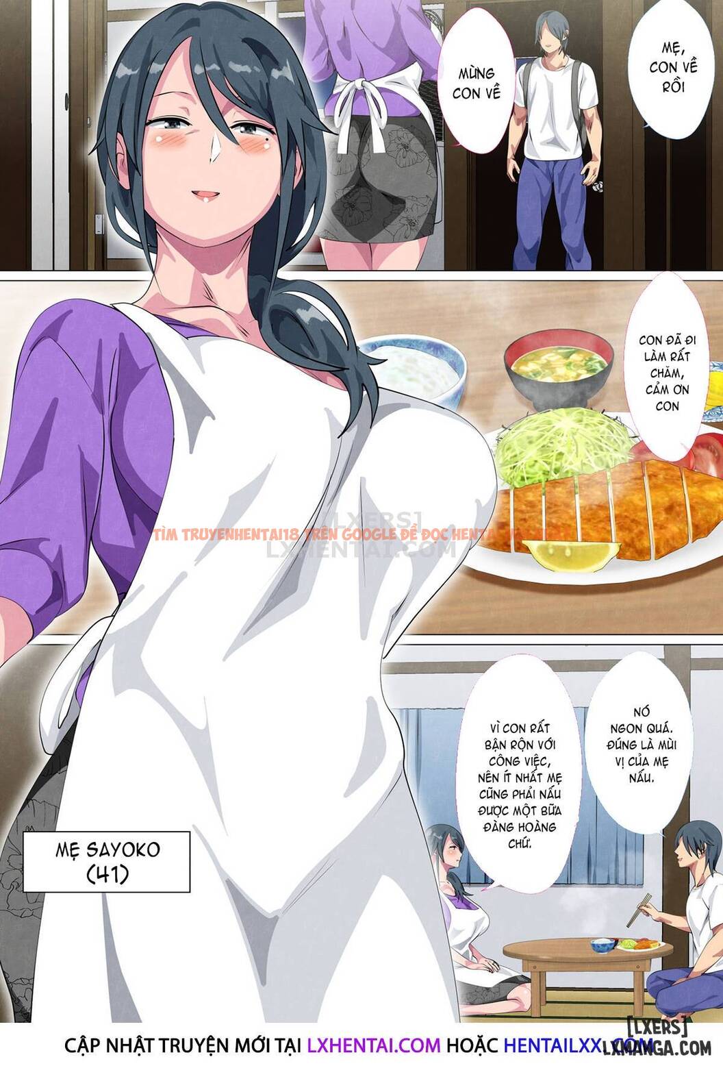Xem ảnh 2 trong truyện hentai Widowed Mother Sayoko ~Record Of A Copulation Of A Mother And Son Living In A Small Room - One Shot - hentaitvn.net