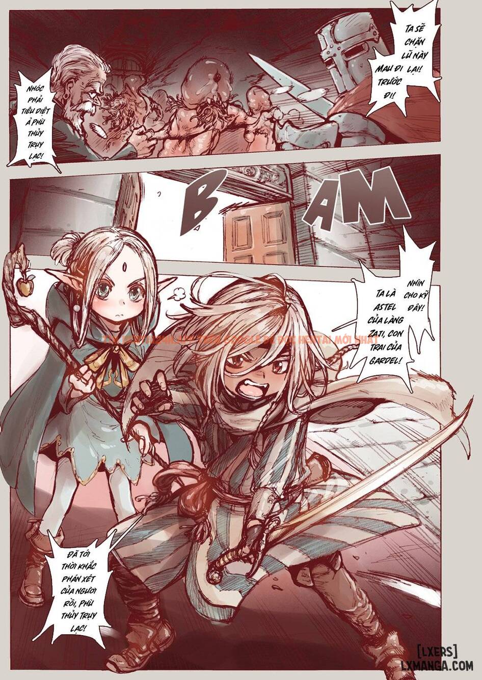 Xem ảnh 3 691bd03f768b4 trong truyện hentai Witch Of Depravity: How The Young Hero And A Tiny Elf Fell Victim To A Sorceress - Chapter 1 - hentaitvn.net