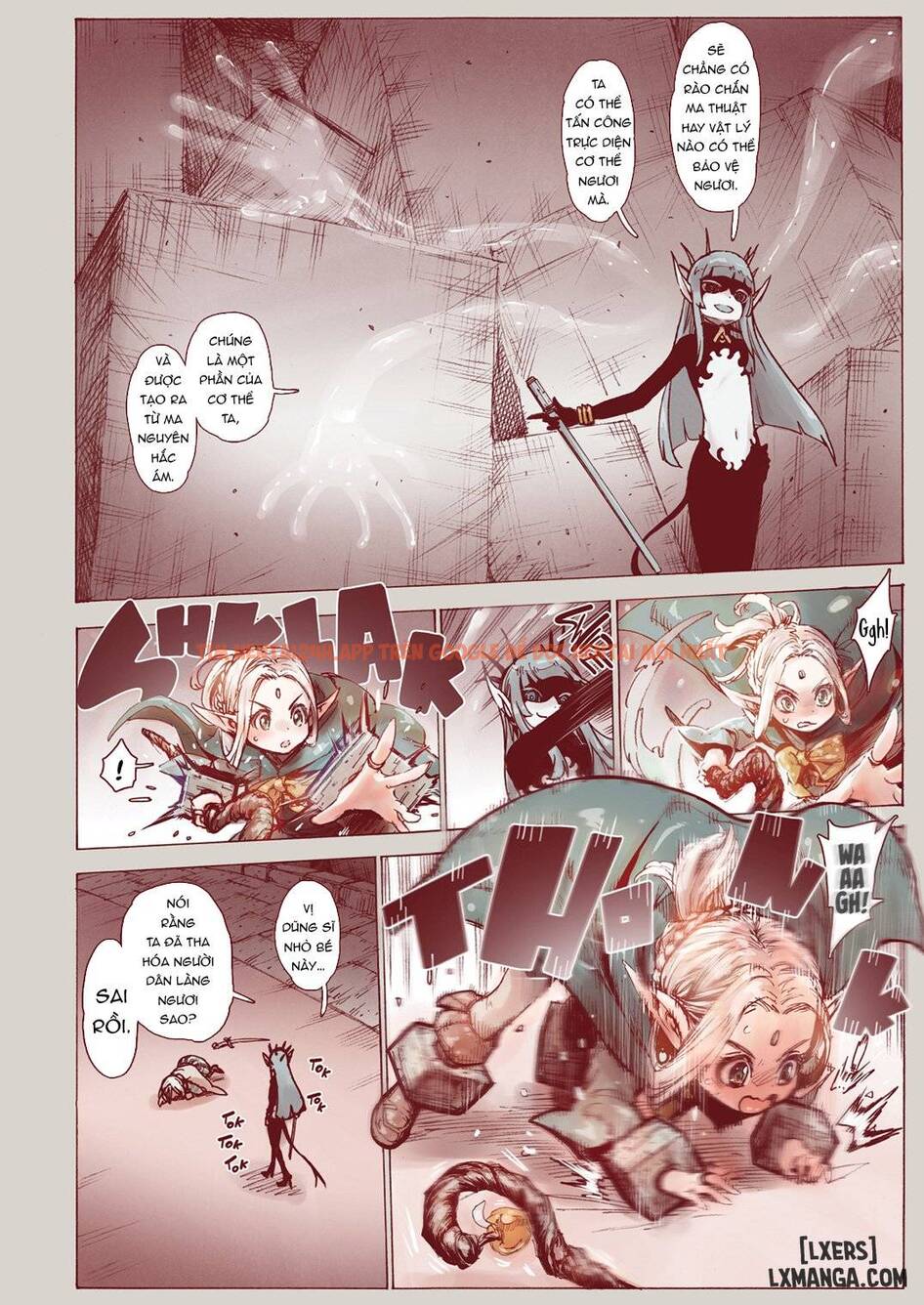 Xem ảnh 8 691bd03f768b4 trong truyện hentai Witch Of Depravity: How The Young Hero And A Tiny Elf Fell Victim To A Sorceress - Chapter 1 - hentaitvn.net