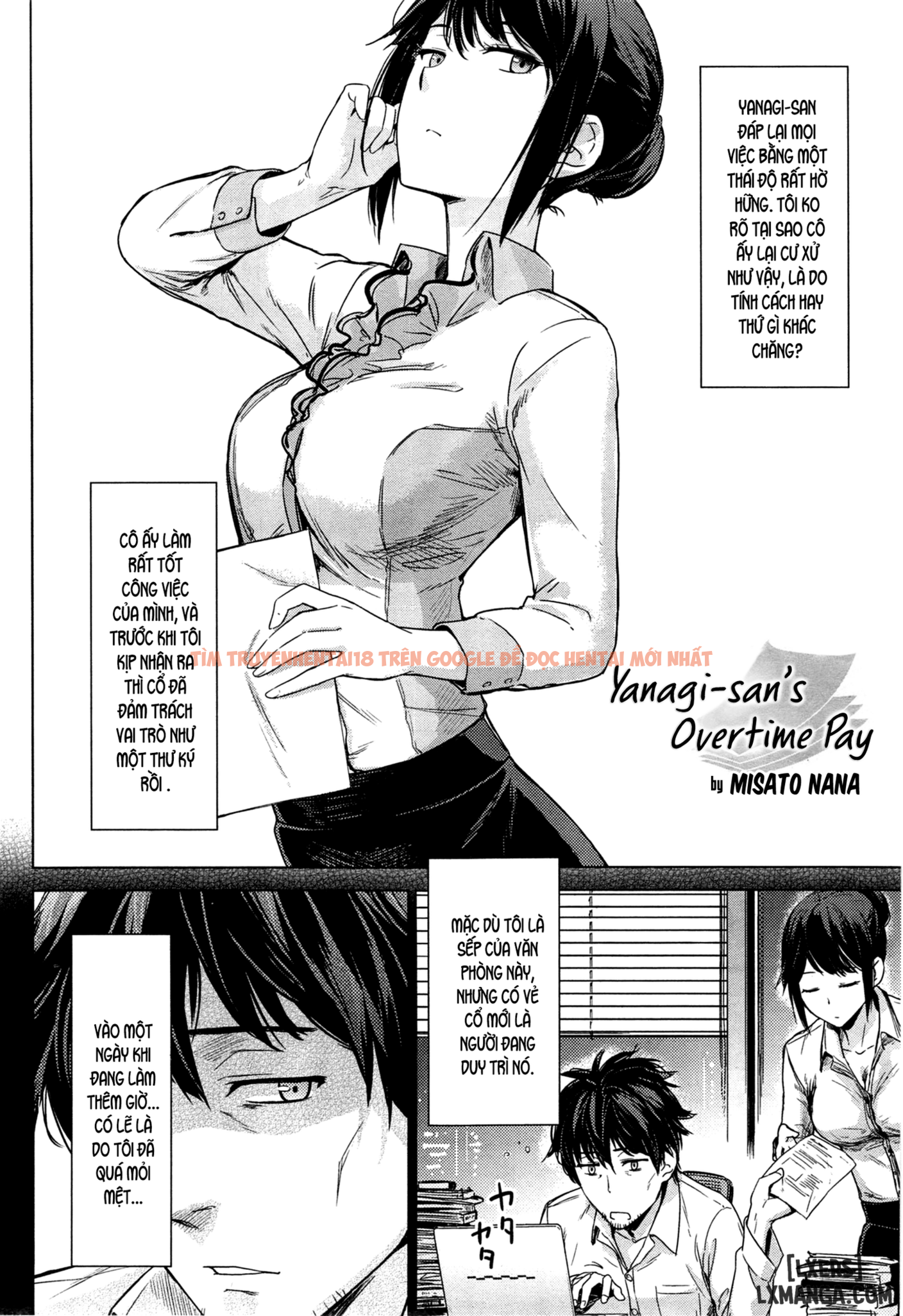 Xem ảnh 1 trong truyện hentai Yanagi-san No Zangyou Taete - One Shot - hentaitvn.net