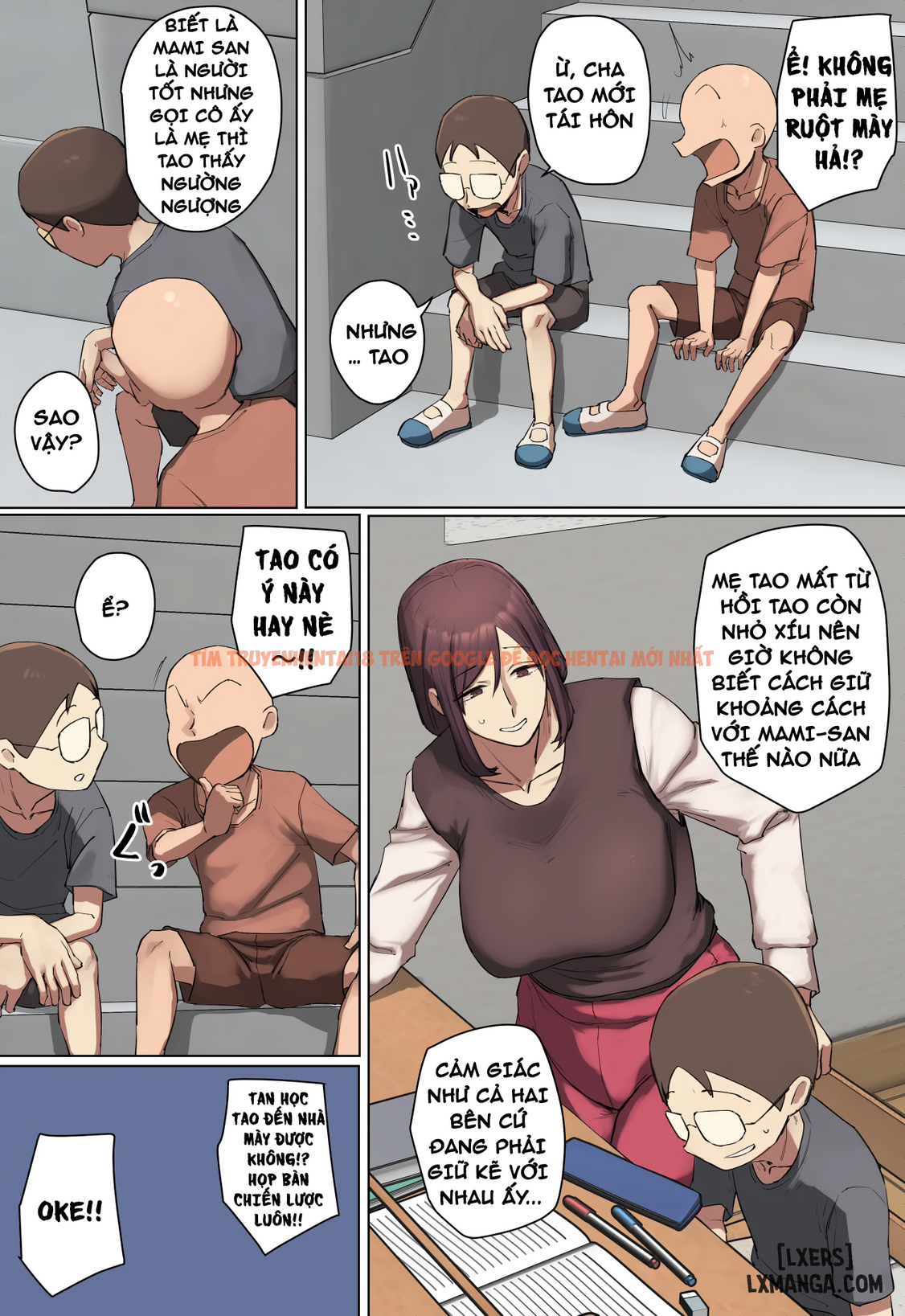 Xem ảnh Yêu Từ Cái Nhìn Đầu Tiên - MẸ KẾ CỦA THẰNG BẠN - page_009 - Truyenhentaiz.net