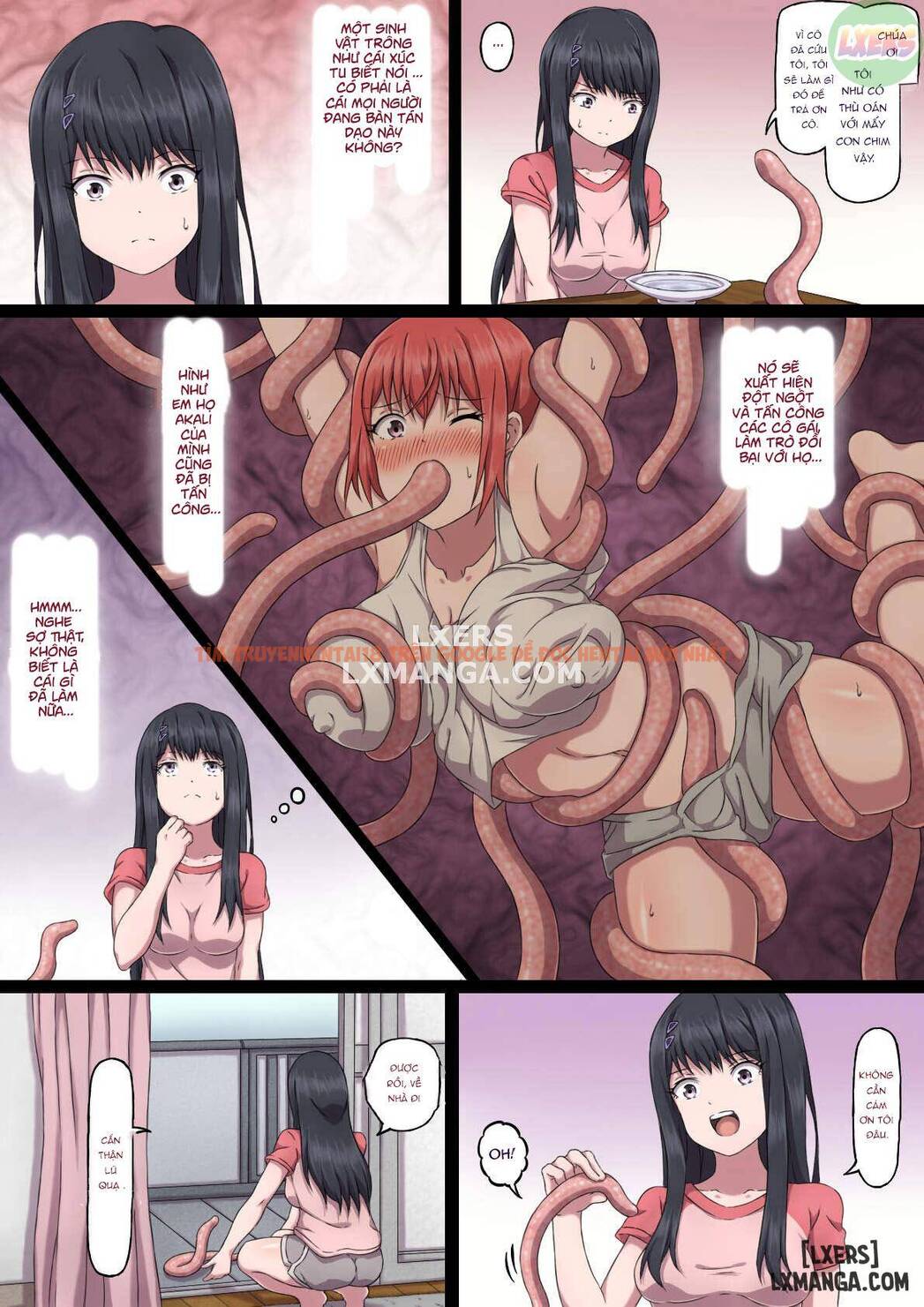 Trang truyện 4 trong truyện tranh Ynn And The Tentacles ~ A Girl Goes Wild With Incessant Sex - One Shot - lxmanga.org
