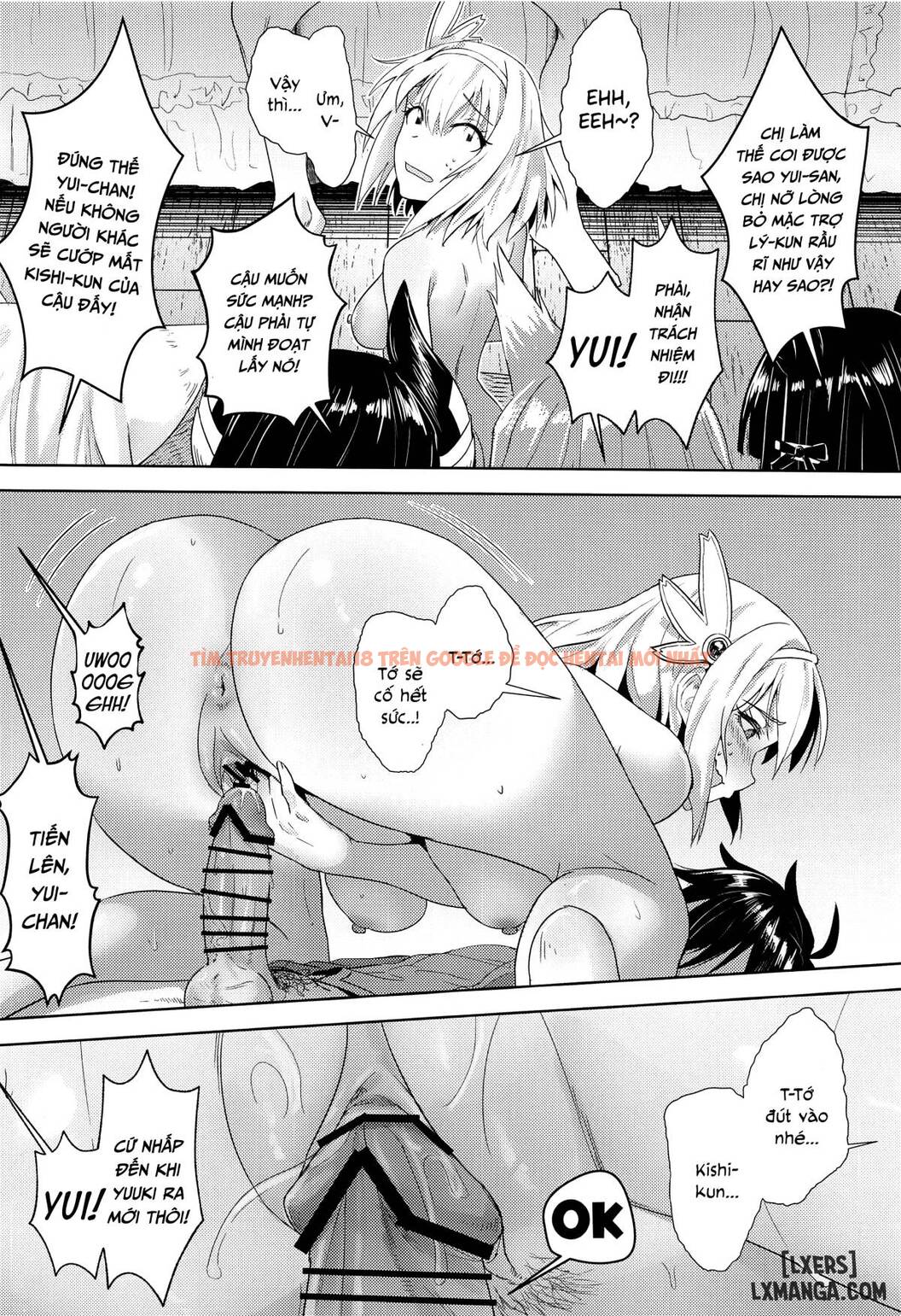Xem ảnh 25 trong truyện hentai Yui-chan And Kishi-kun's Private Moment ♡ - One Shot - hentaitvn.net