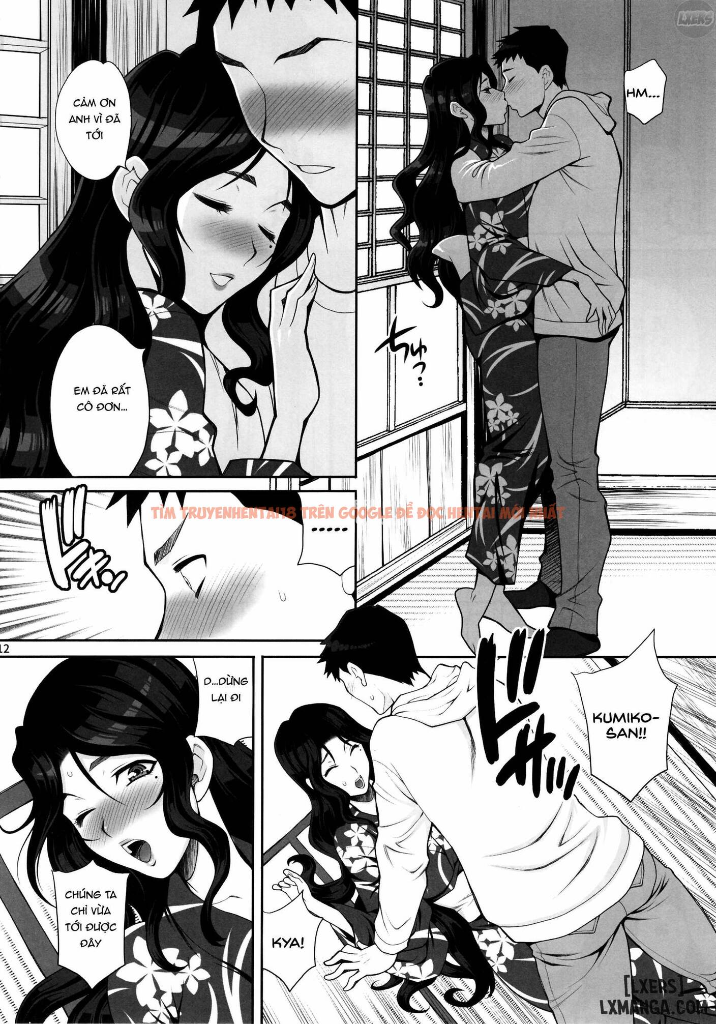 Trang truyện 10 trong truyện tranh Yukiyanagi No Hon 45 Gogo Wa Taikutsu Na Kumiko Oshinobi Mitsugetsu Onsen Ryokou Hen - One Shot - www.truyentvn.net