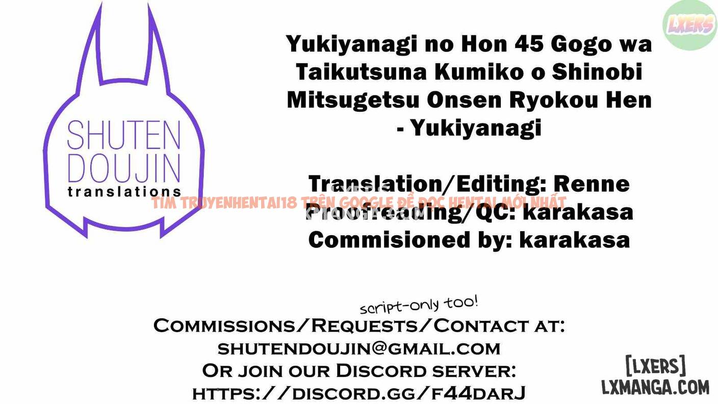 Trang truyện 41 trong truyện tranh Yukiyanagi No Hon 45 Gogo Wa Taikutsu Na Kumiko Oshinobi Mitsugetsu Onsen Ryokou Hen - One Shot - www.truyentvn.net