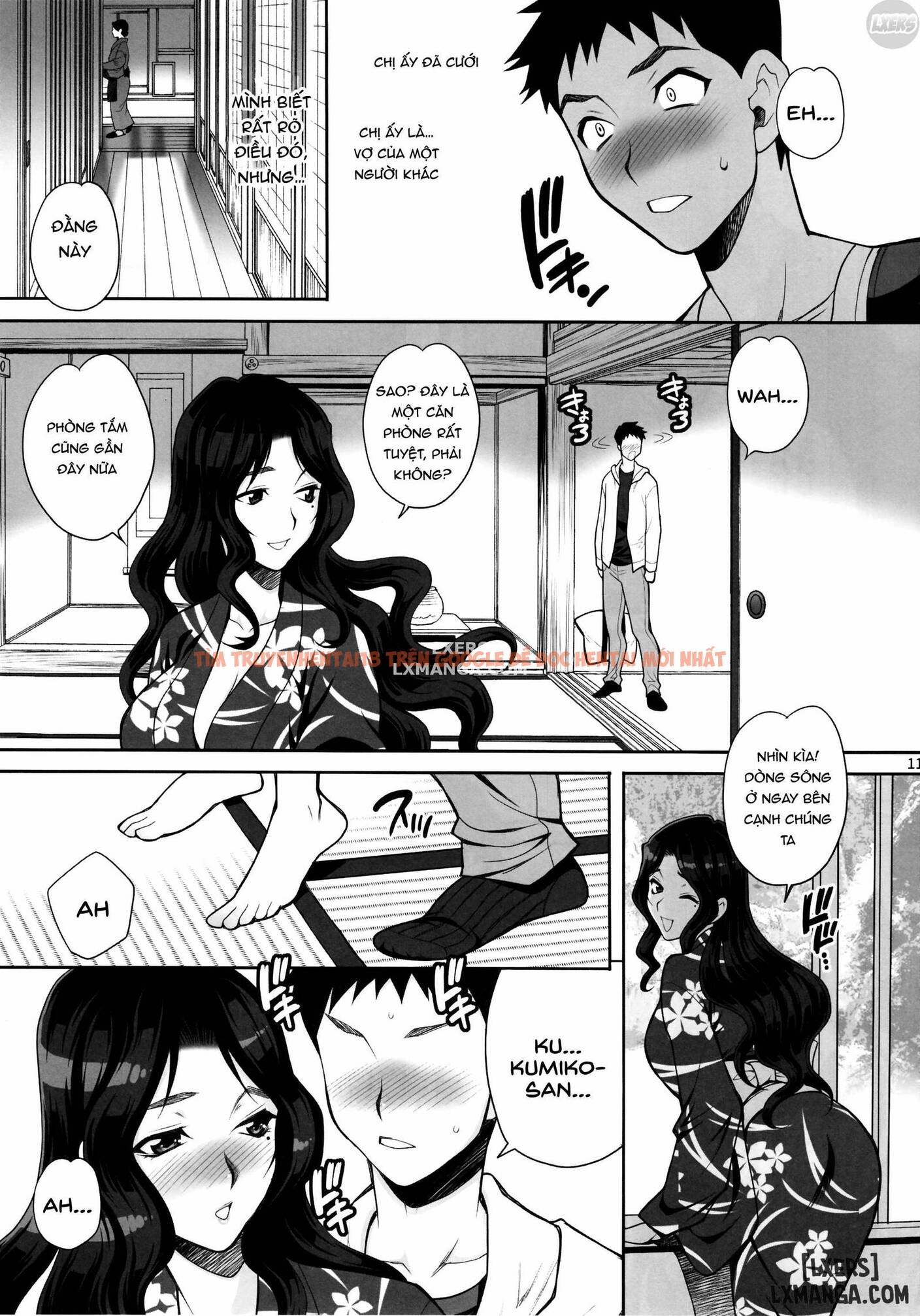 Trang truyện 9 trong truyện tranh Yukiyanagi No Hon 45 Gogo Wa Taikutsu Na Kumiko Oshinobi Mitsugetsu Onsen Ryokou Hen - One Shot - www.truyentvn.net
