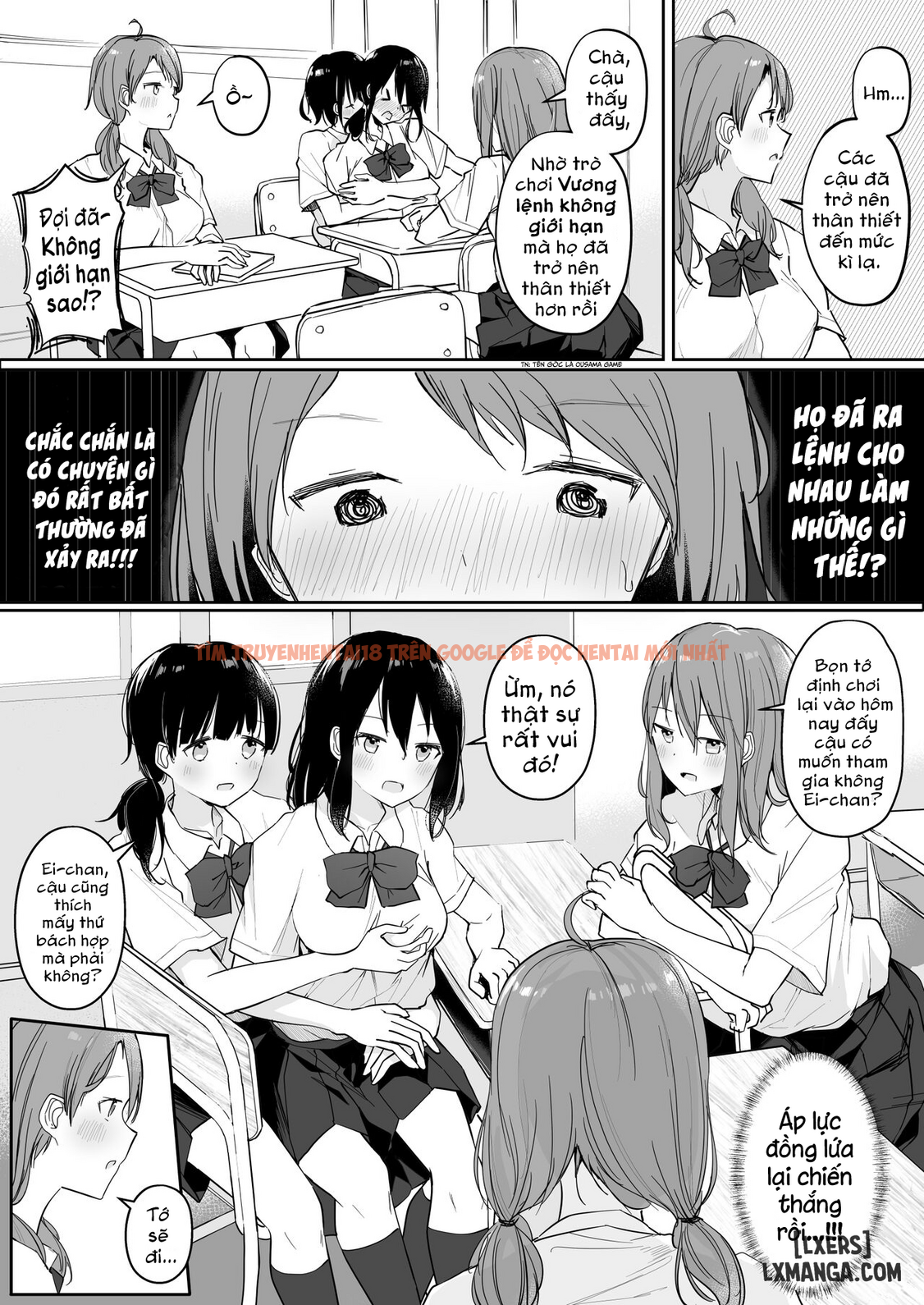 Trang truyện page_004 trong truyện tranh Yuri Zuki Joshi Ga Nandemoari No Ousama Game Yatta Kekka - oneshot - www.truyenhentai18.net