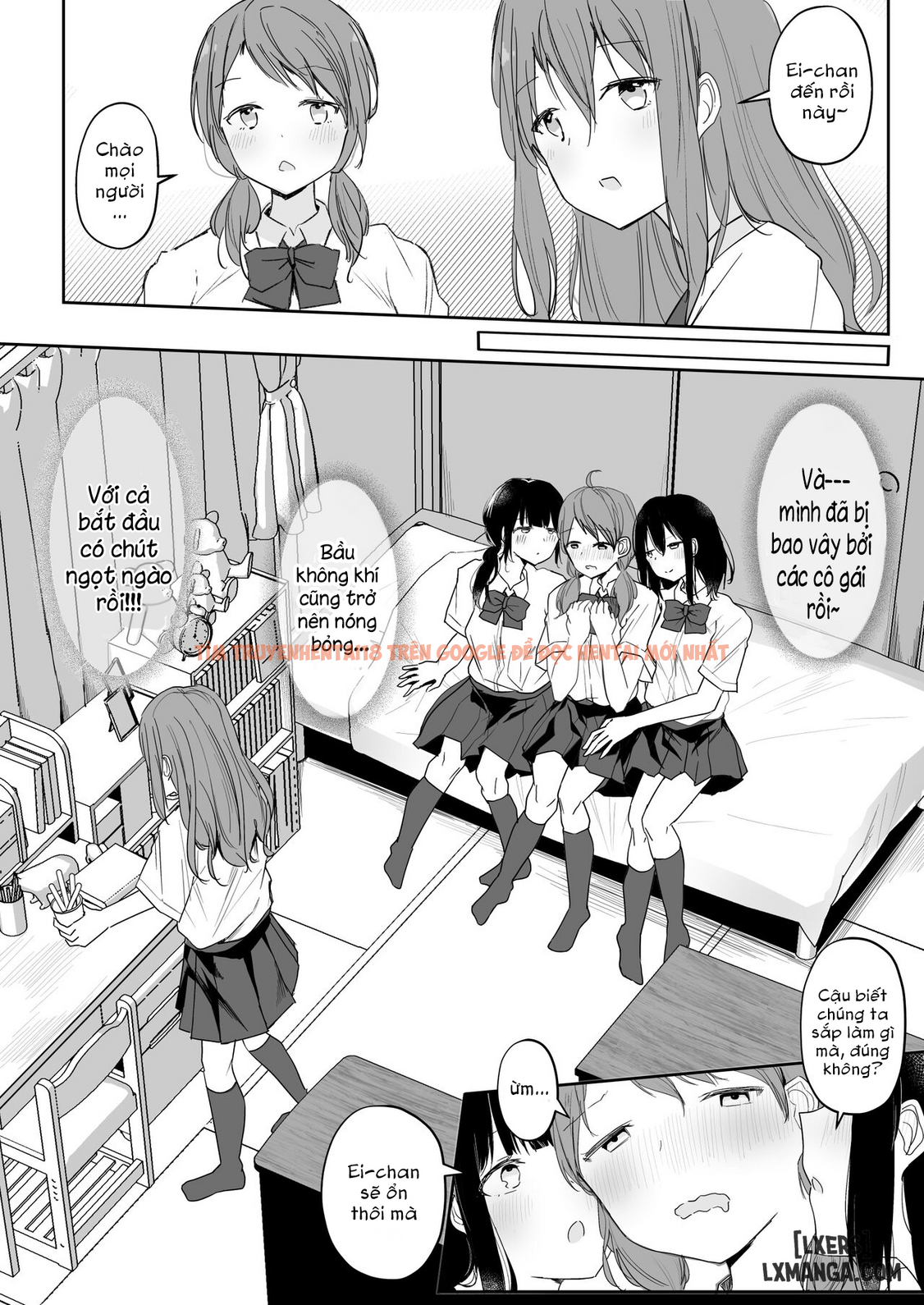 Trang truyện page_007 trong truyện tranh Yuri Zuki Joshi Ga Nandemoari No Ousama Game Yatta Kekka - oneshot - www.truyenhentai18.net