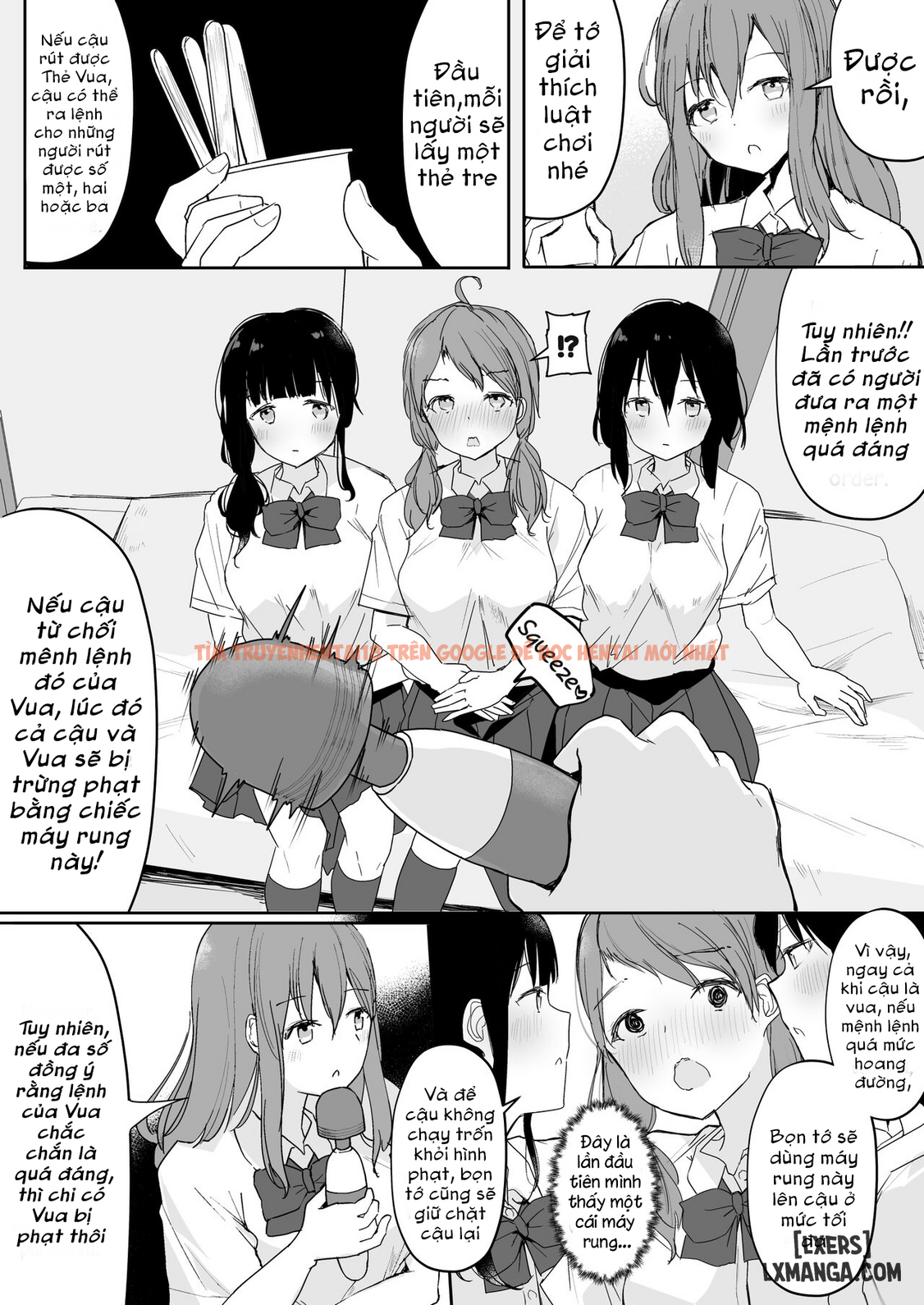 Trang truyện page_008 trong truyện tranh Yuri Zuki Joshi Ga Nandemoari No Ousama Game Yatta Kekka - oneshot - www.truyenhentai18.net