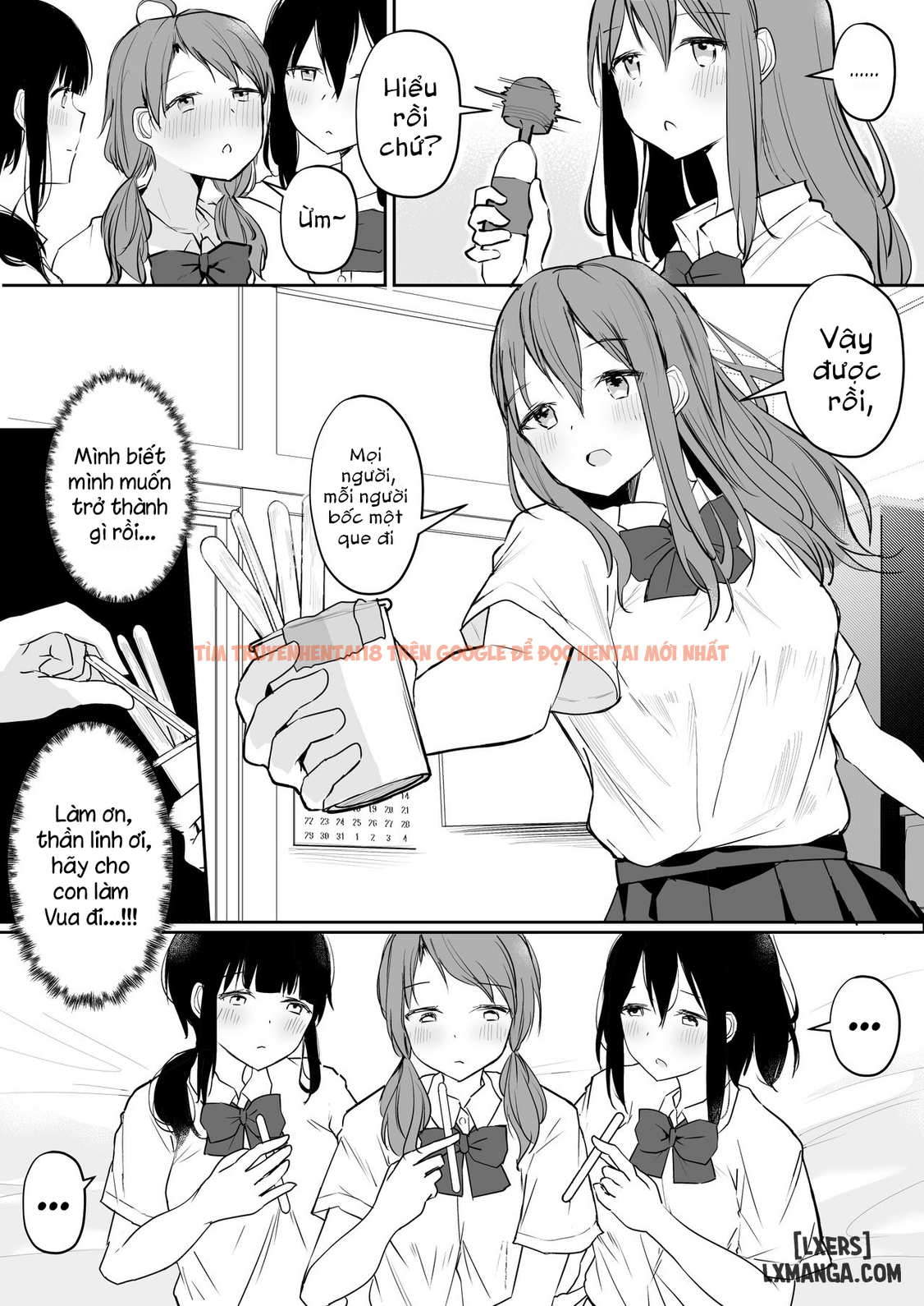 Trang truyện page_009 trong truyện tranh Yuri Zuki Joshi Ga Nandemoari No Ousama Game Yatta Kekka - oneshot - www.truyenhentai18.net