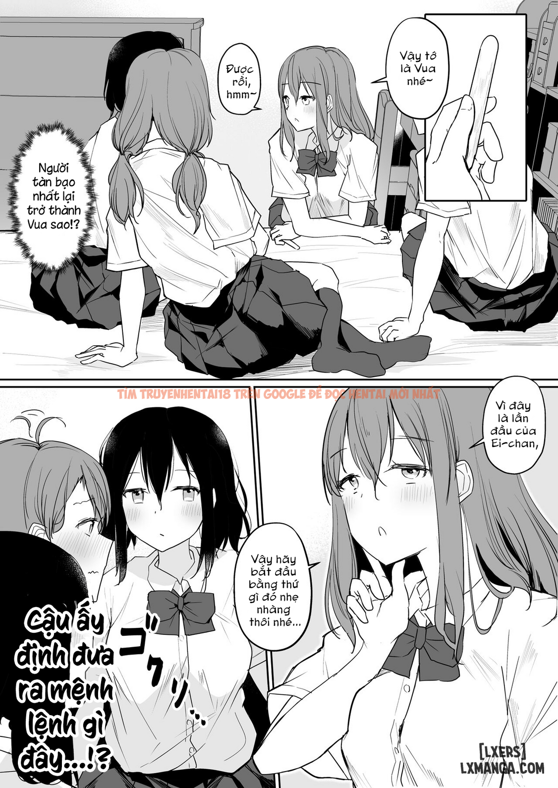 Trang truyện page_010 trong truyện tranh Yuri Zuki Joshi Ga Nandemoari No Ousama Game Yatta Kekka - oneshot - www.truyenhentai18.net